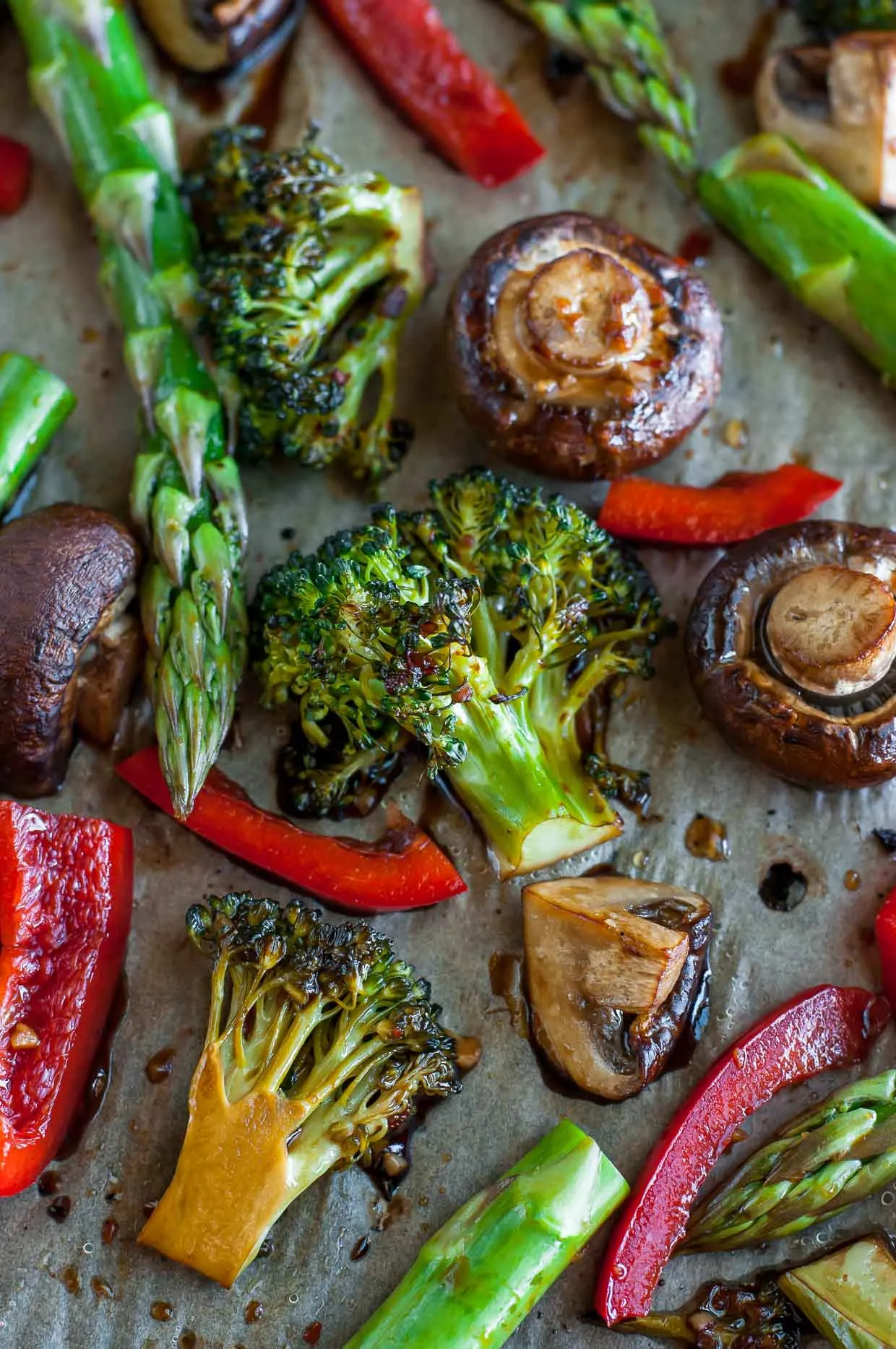 AJ Roasted Veggies with Teriyaki Balsamic