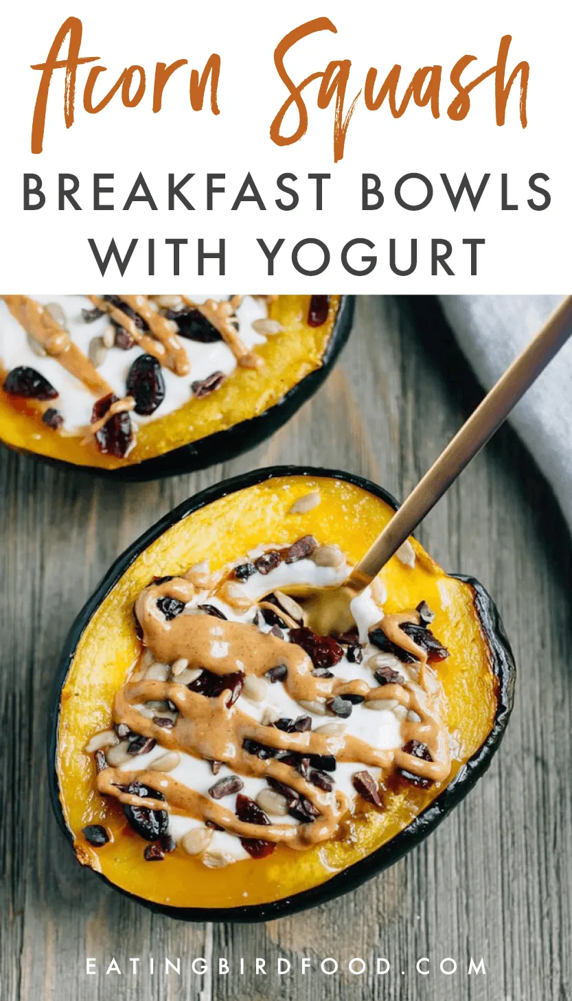 Acorn Squash Breakfast Bowl Vegan