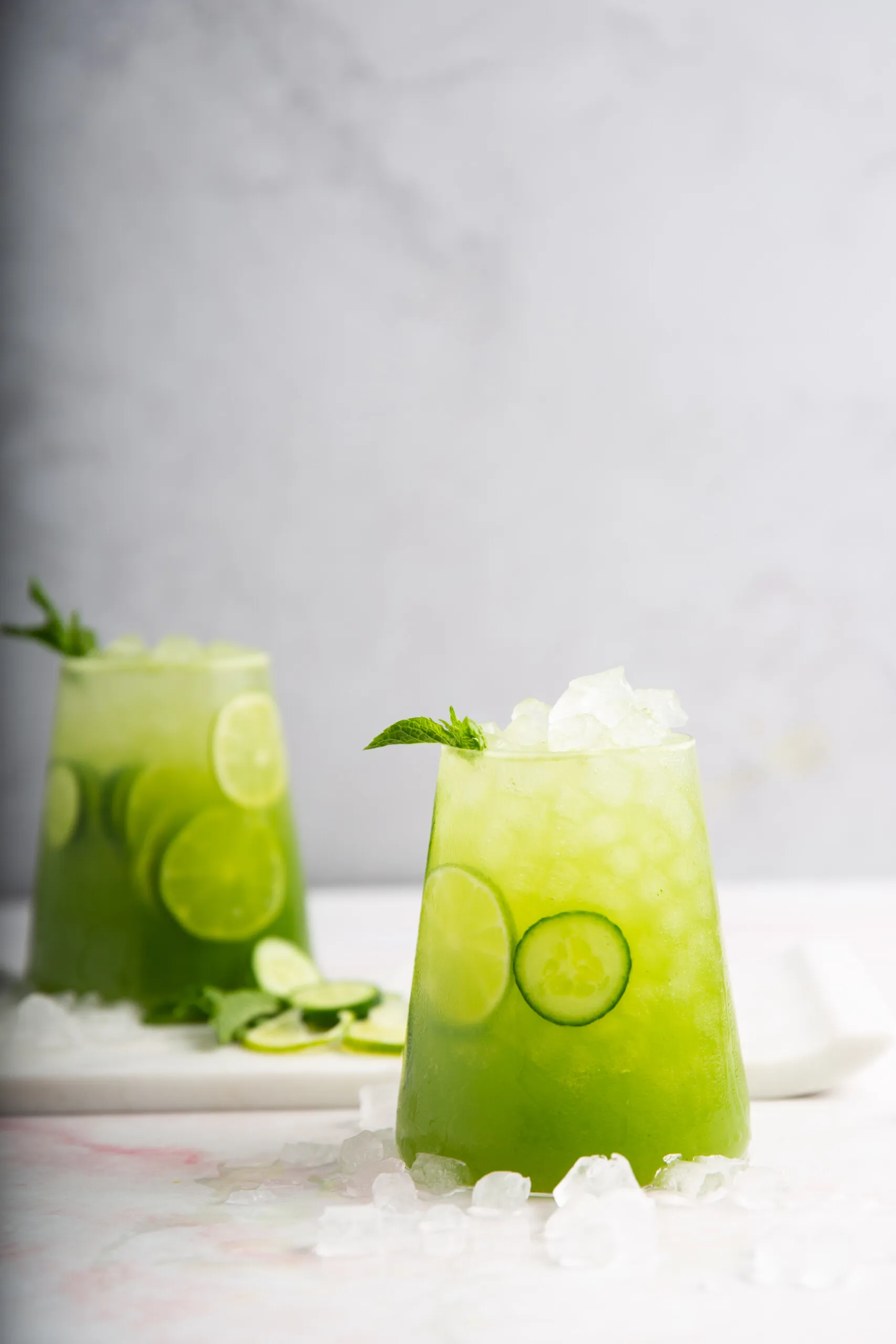 Agua Fresca de Pepino con Limón