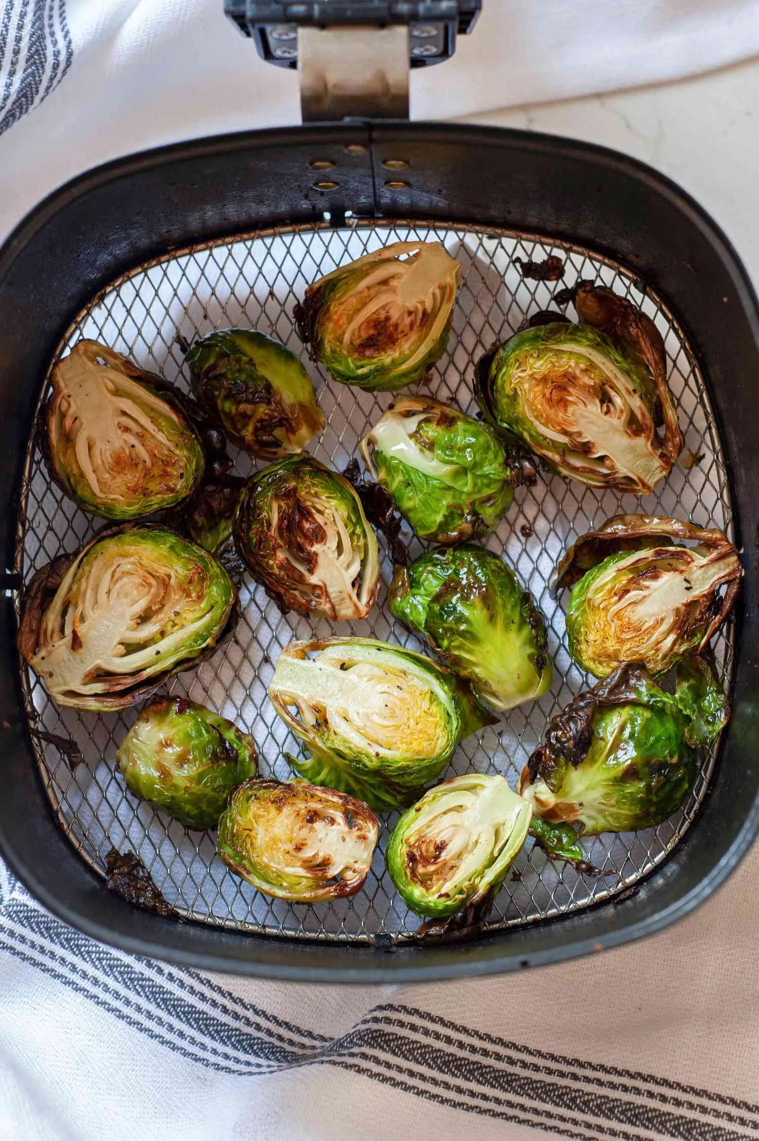 Air Fryer Brussels Sprouts Hash