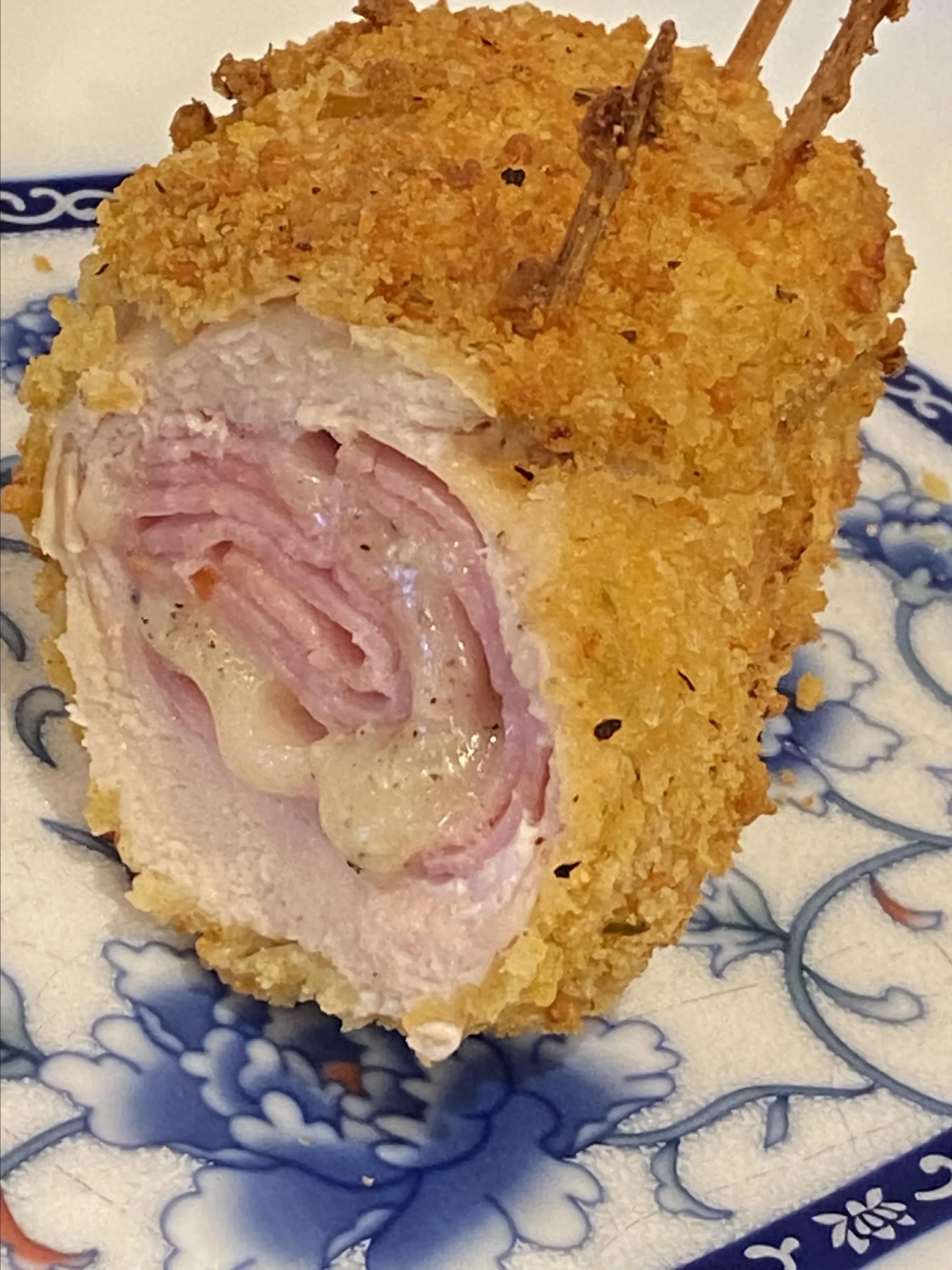 Air Fryer Chicken Cordon Bleu