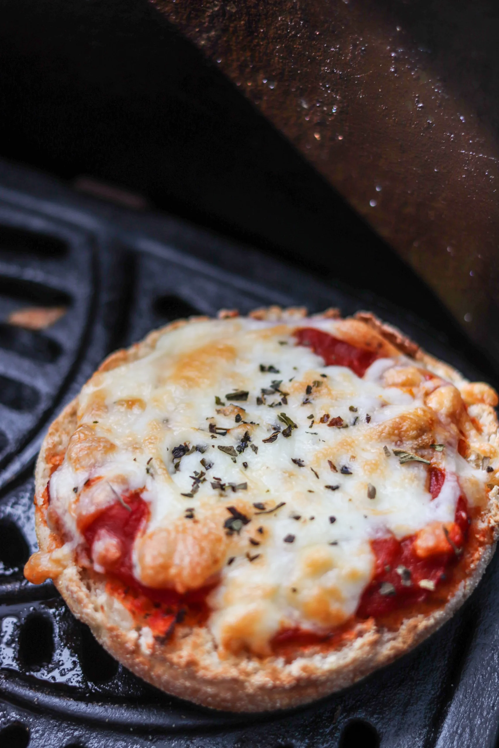 Air Fryer English Muffin Pizzas