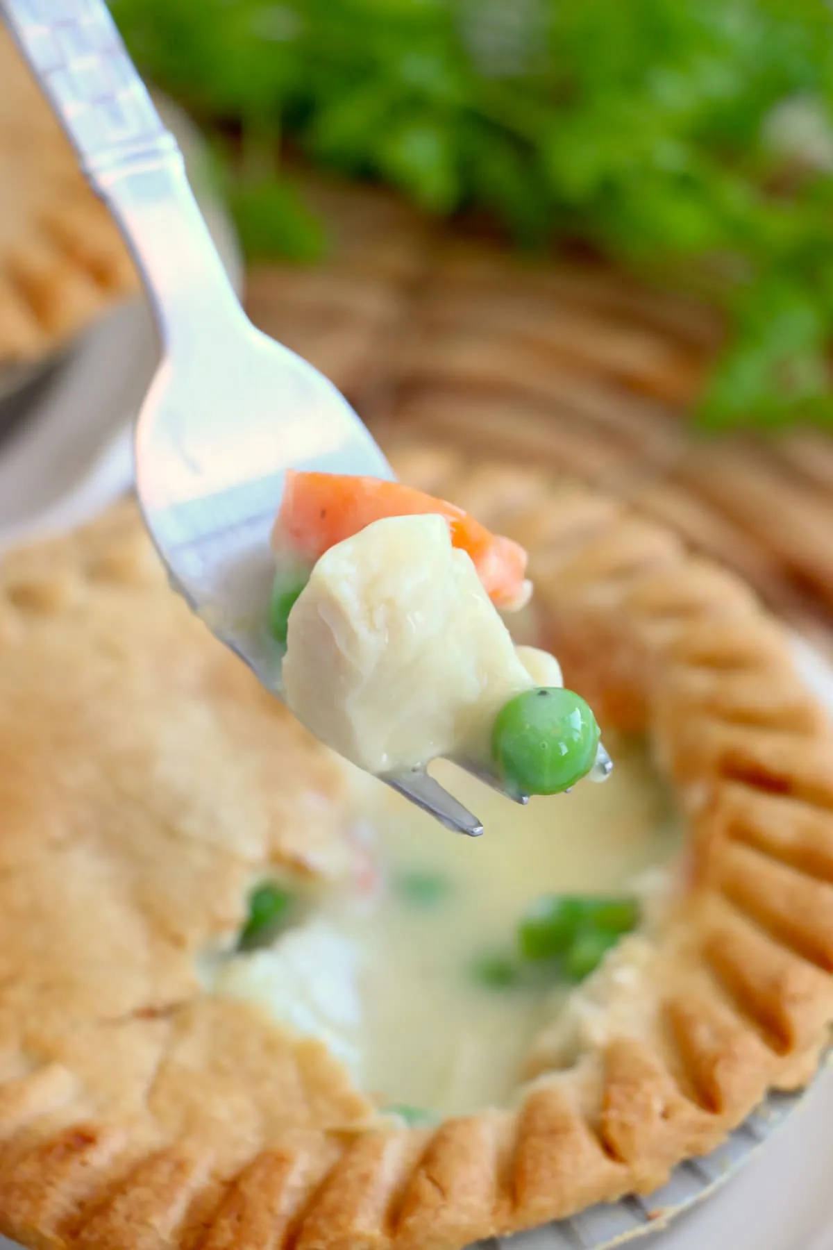 Air Fryer Frozen Chicken Pot Pie