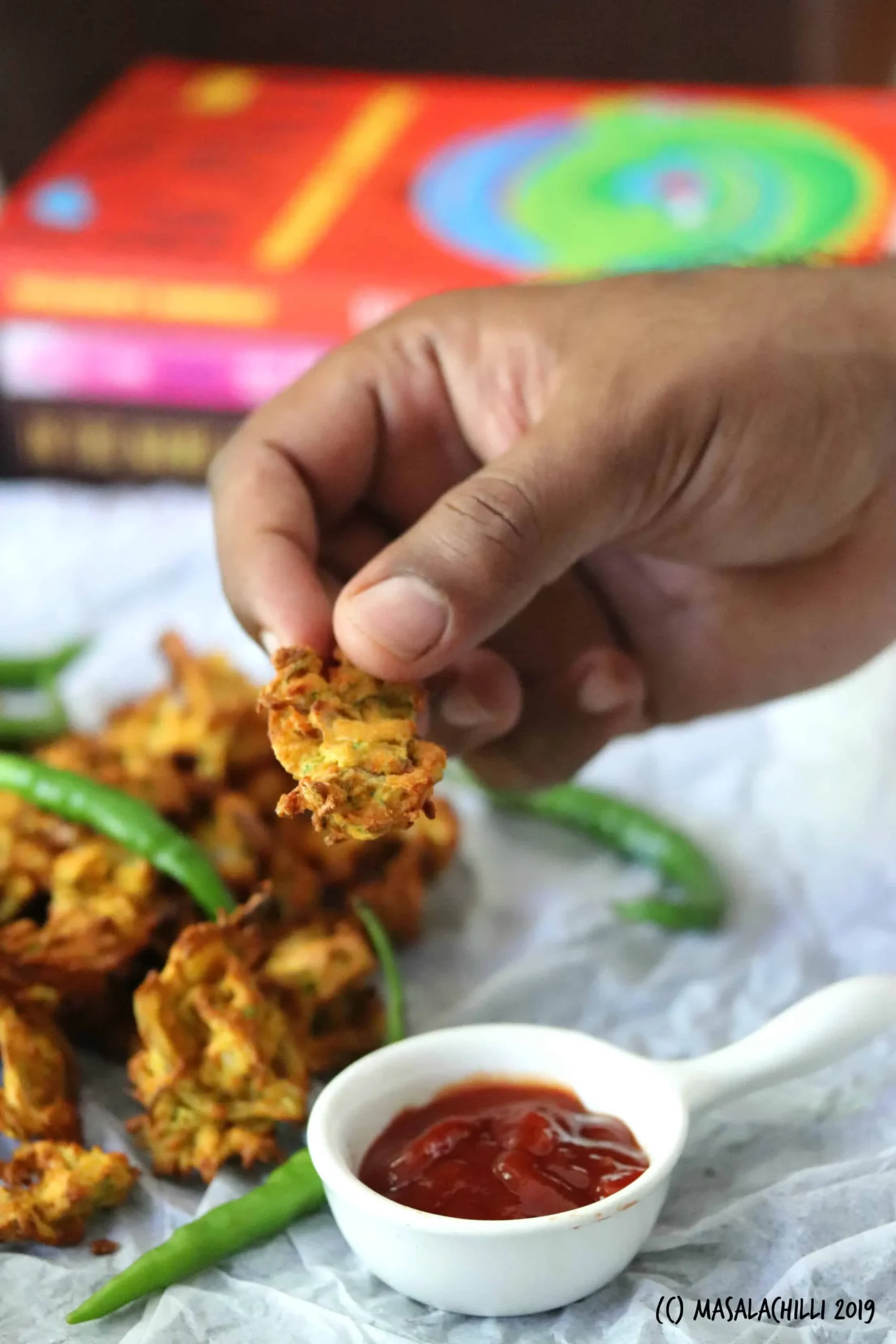 Air Fryer Onion Pakodas