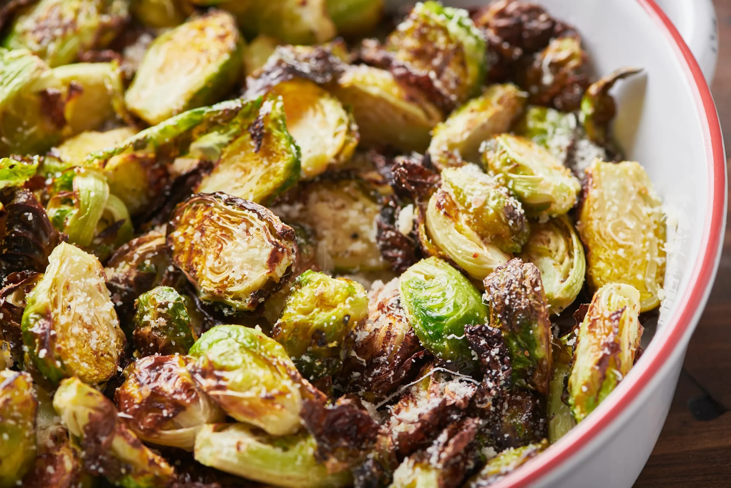 Air Fryer Pepperoni Brussels Sprouts