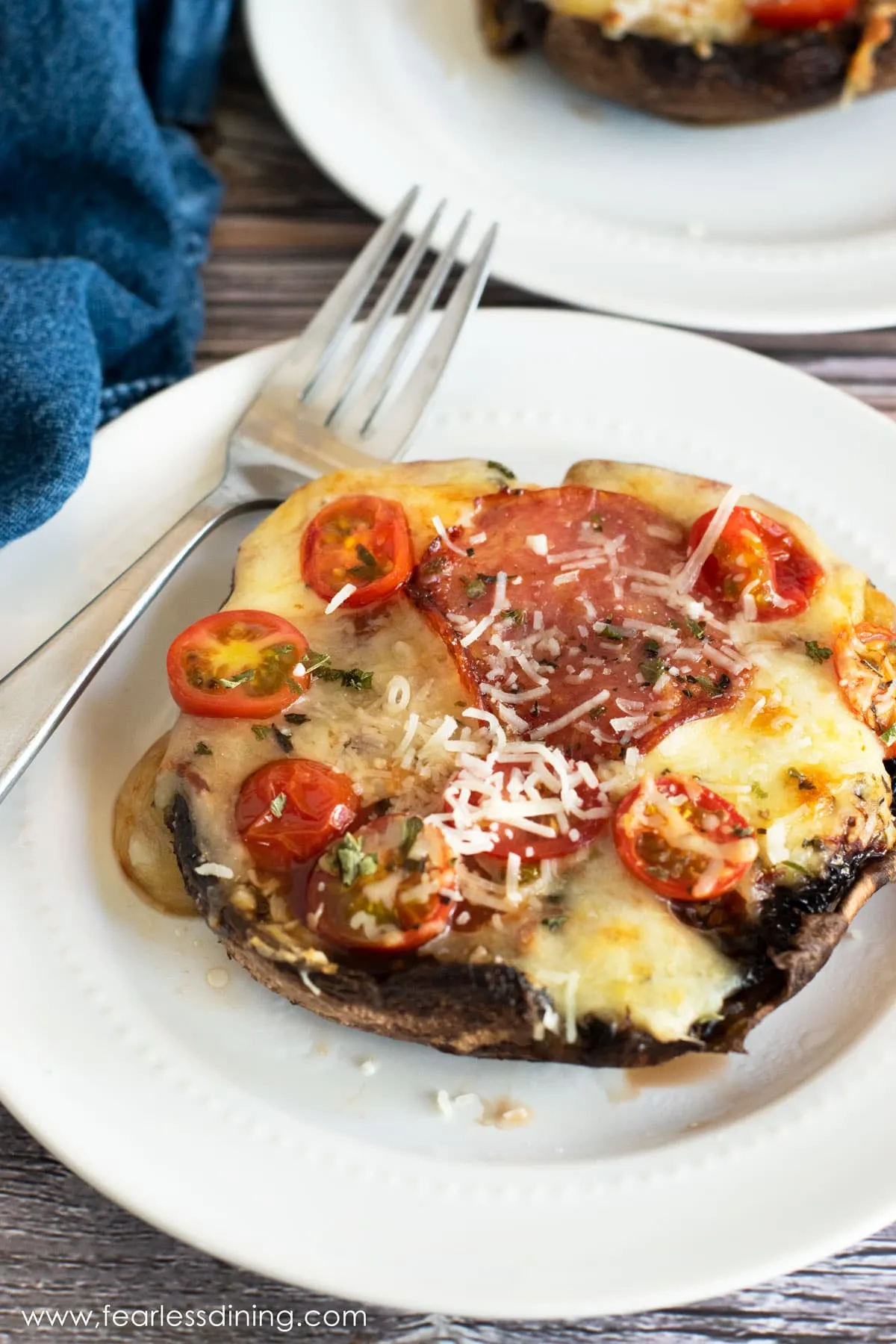 Air Fryer Portobello Pizza