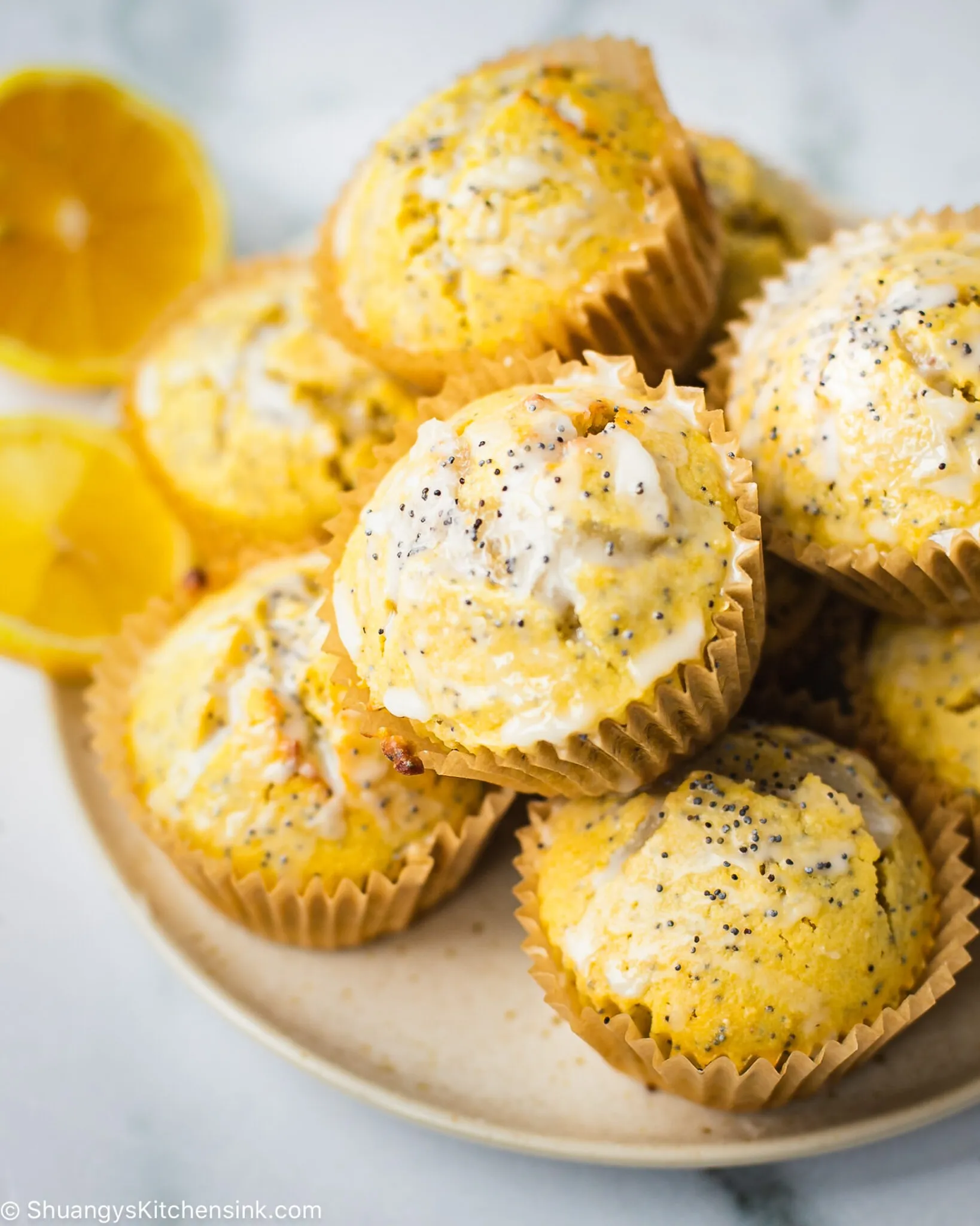 Almond Flour Lemon Poppy Seed Muffins
