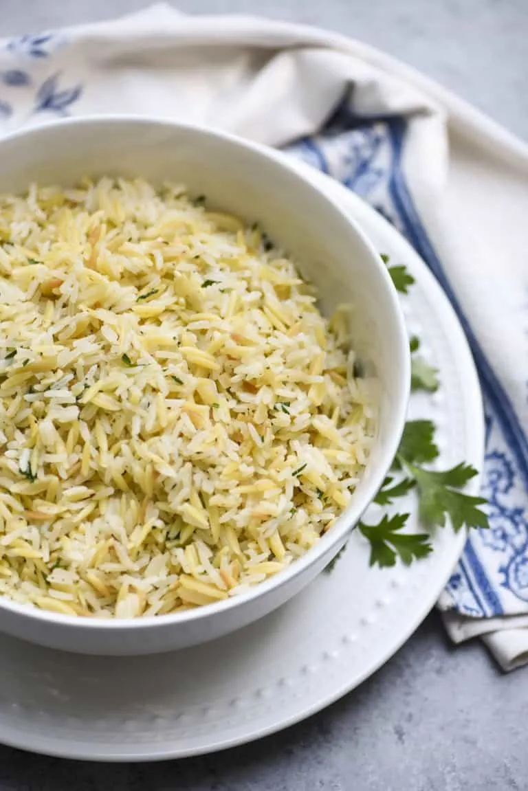 Almond Lemon Parsley Pilaf Rice