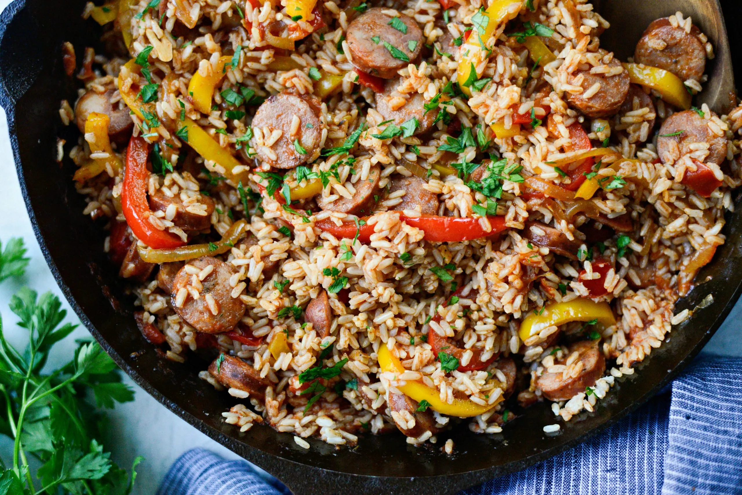 Andouille Cajun Rice Skillet