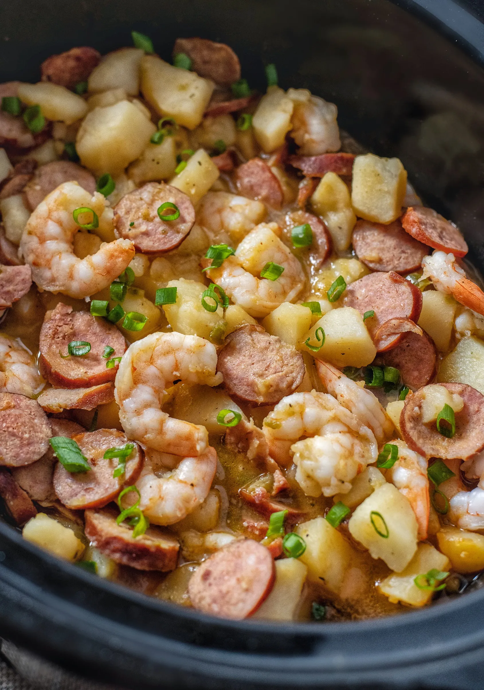 Andouille Sausage Cajun Shrimp Stuffed Potatoes