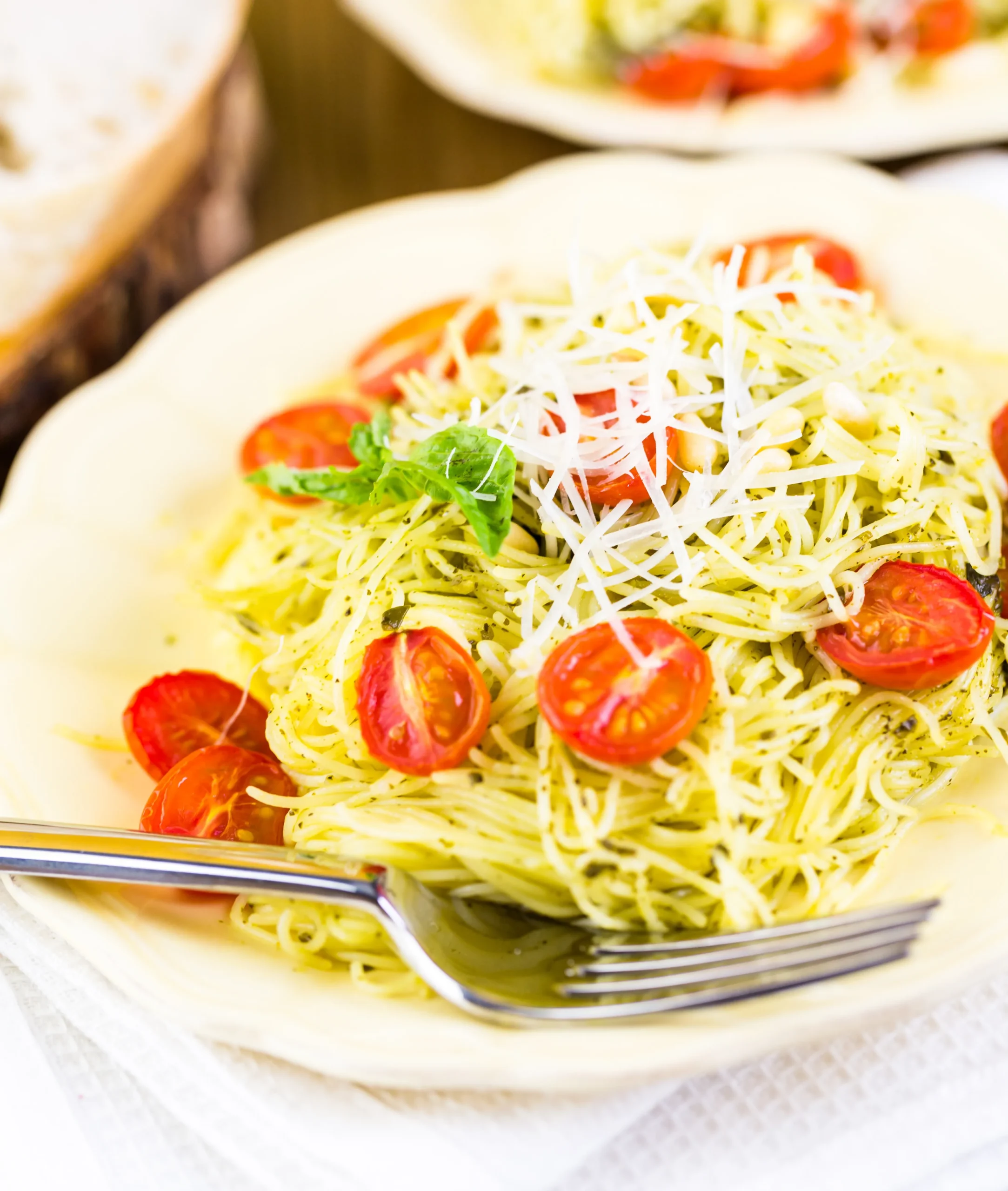 Angel Hair Pasta with Lemon and Garlic