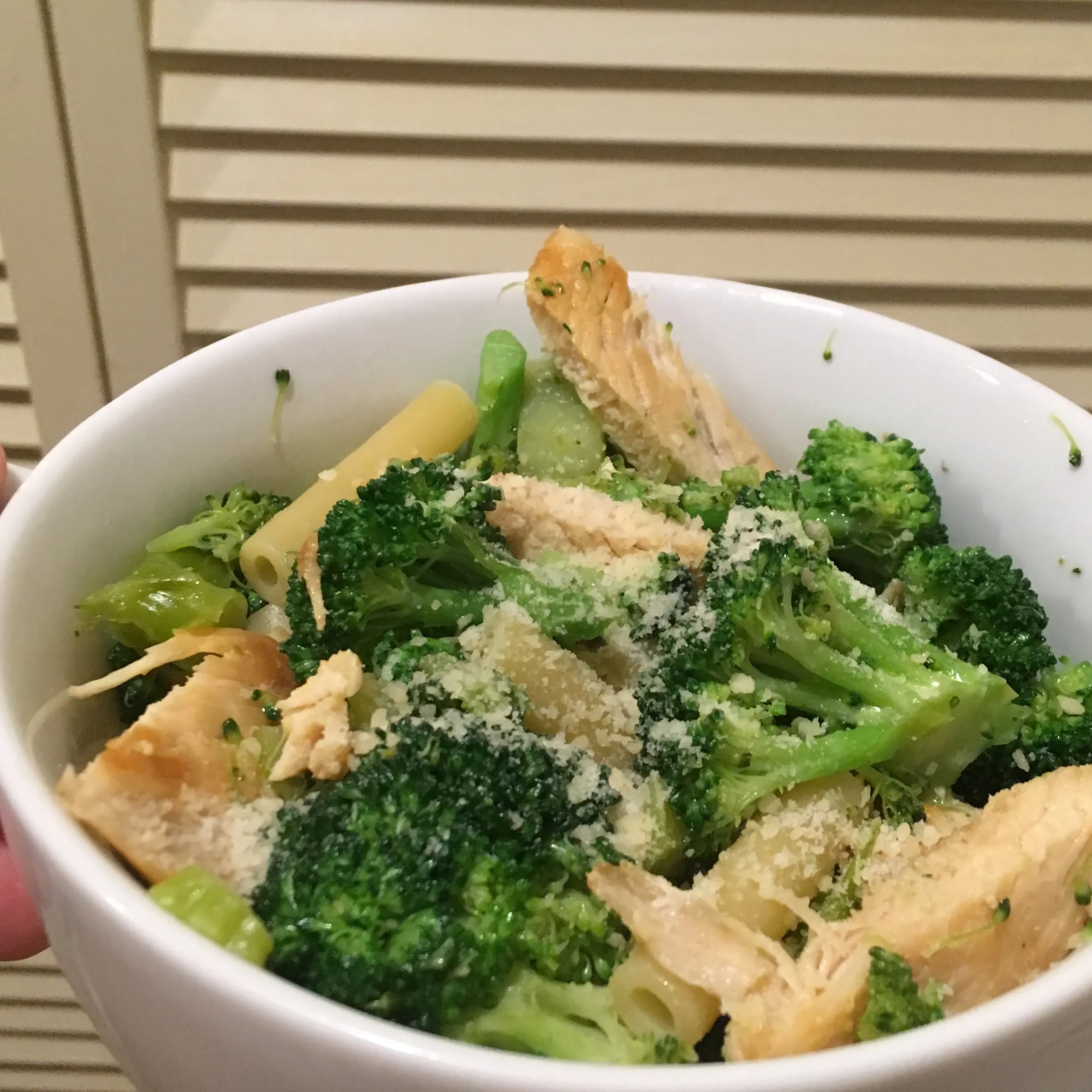 Angel Hair Pasta with Stir Fried Broccoli