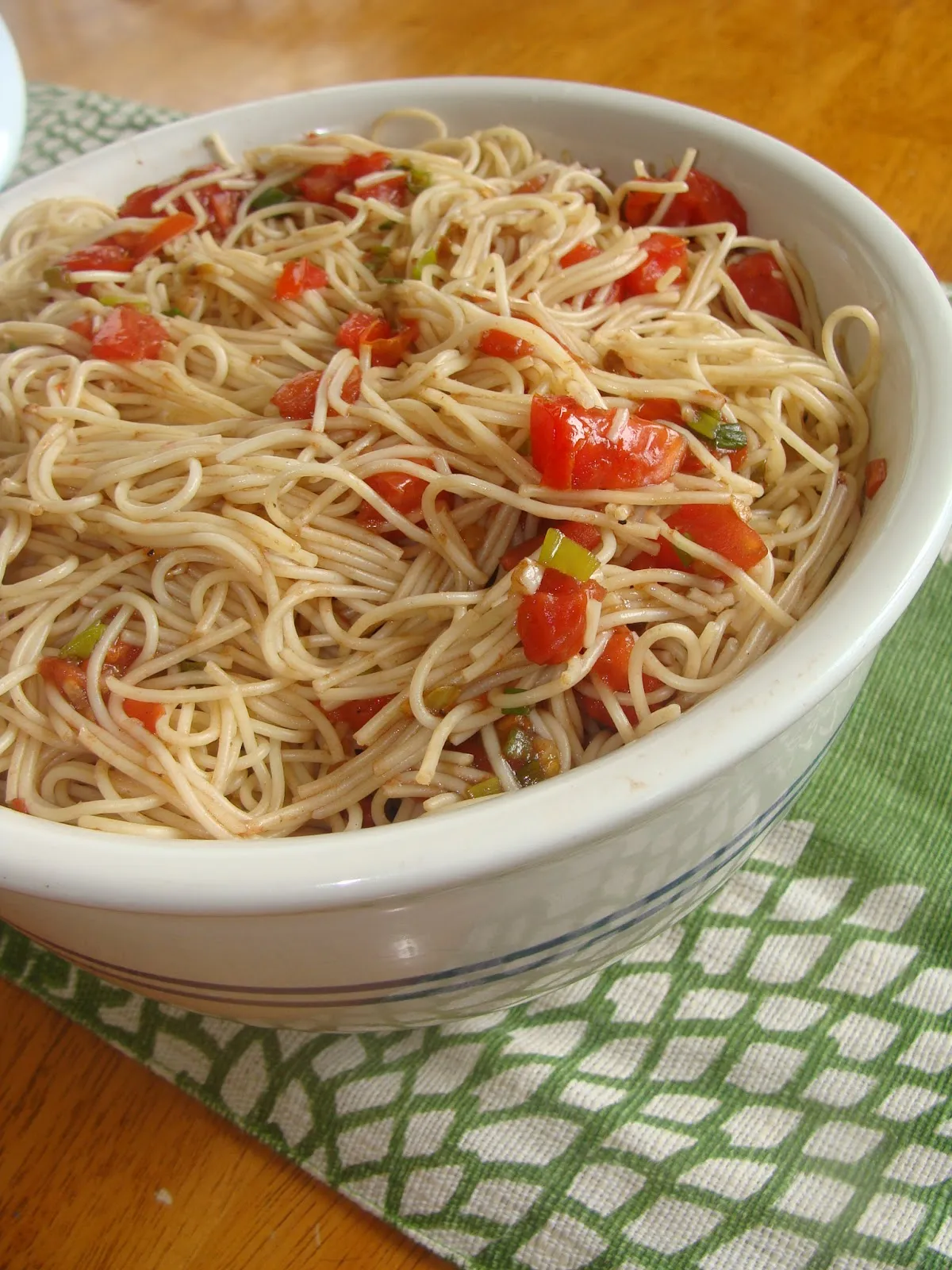 Angel Hair with Balsamic Tomatoes