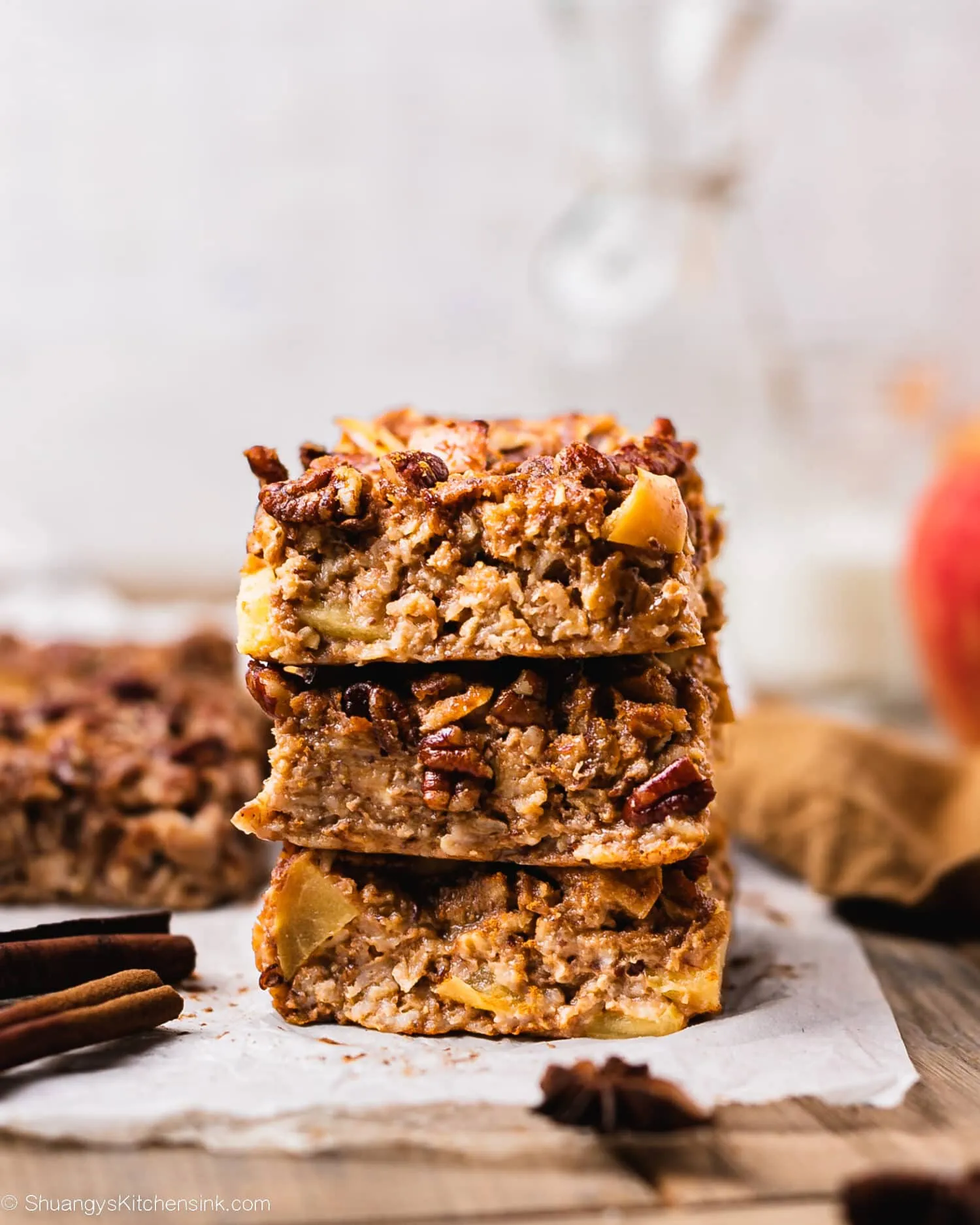 Apple Butter Baked Oatmeal