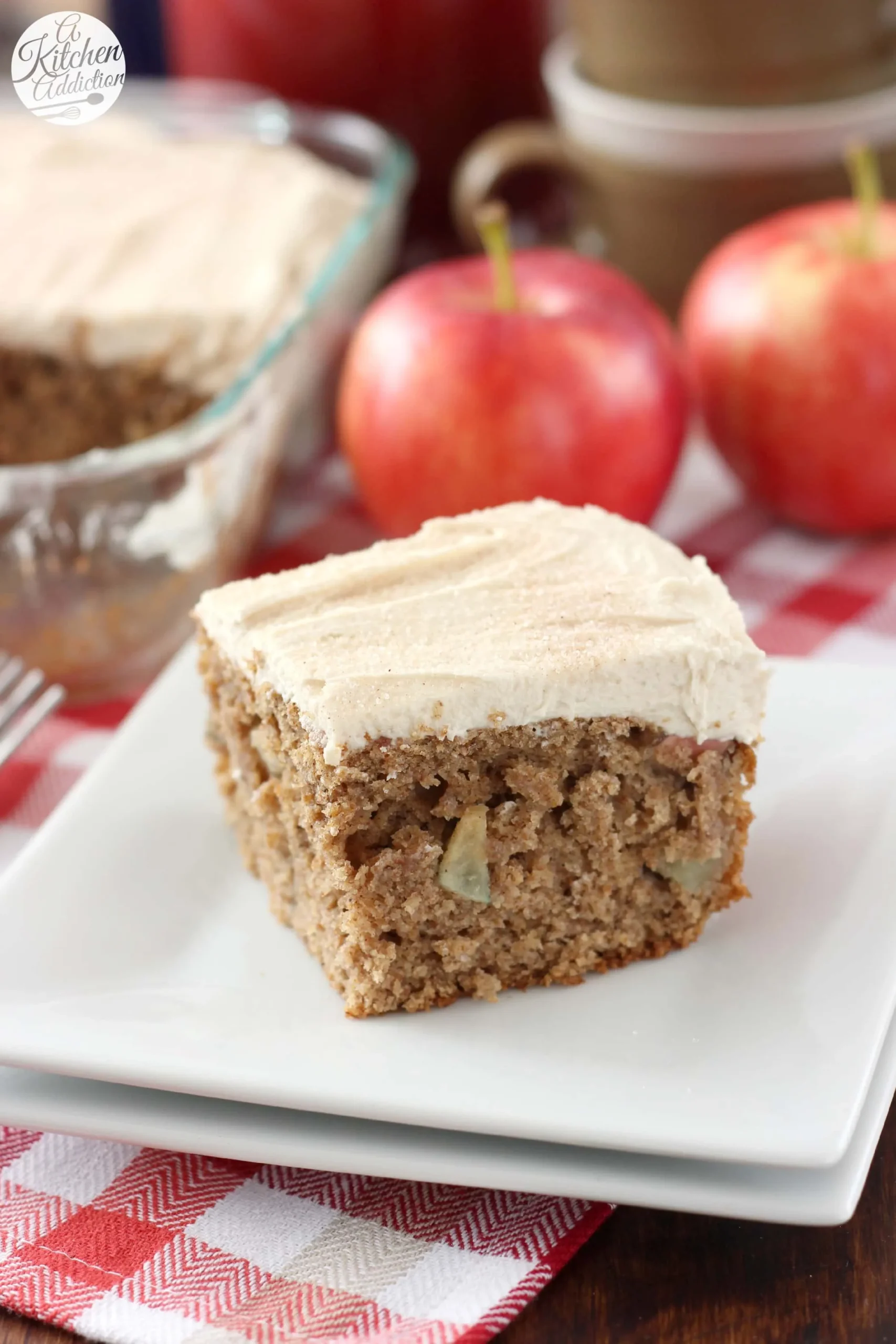 Apple Cake with Icing