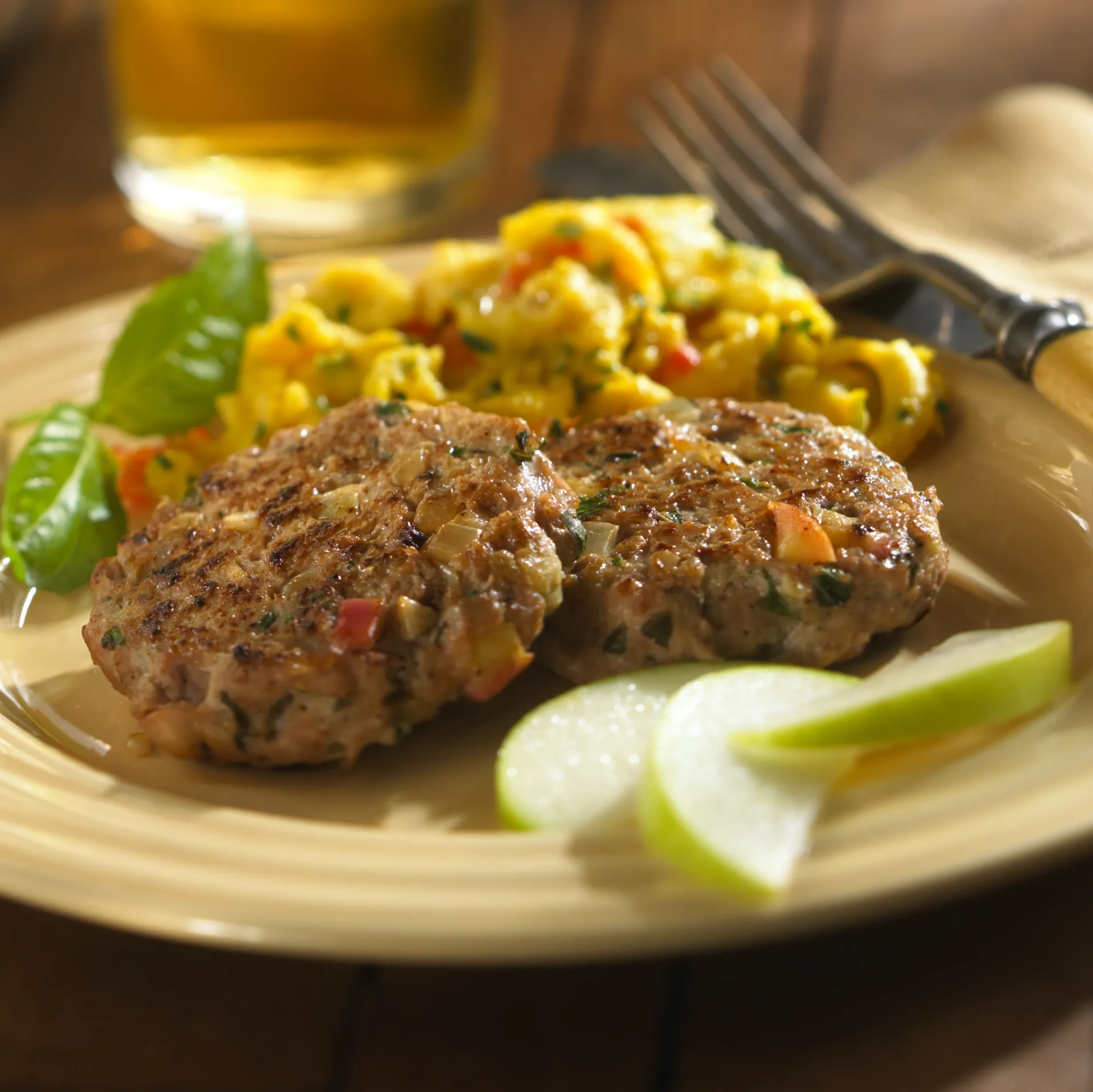 Apple Chicken Sausage Patties