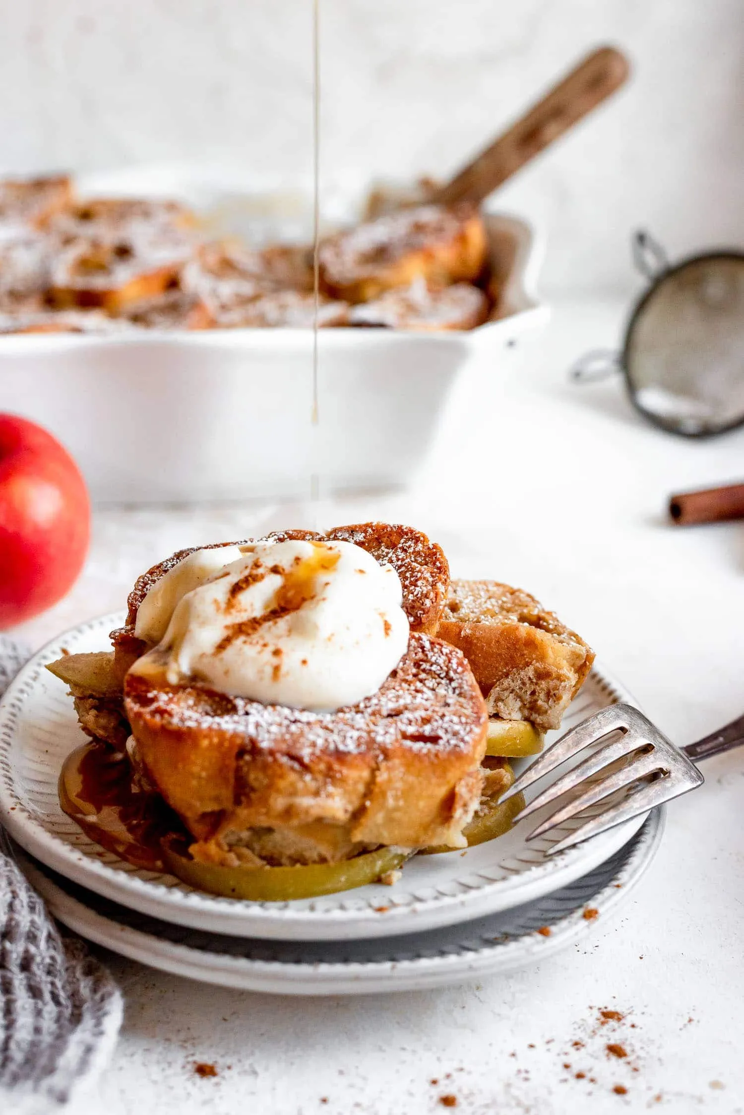 Apple Cinnamon French Toast Soufflé