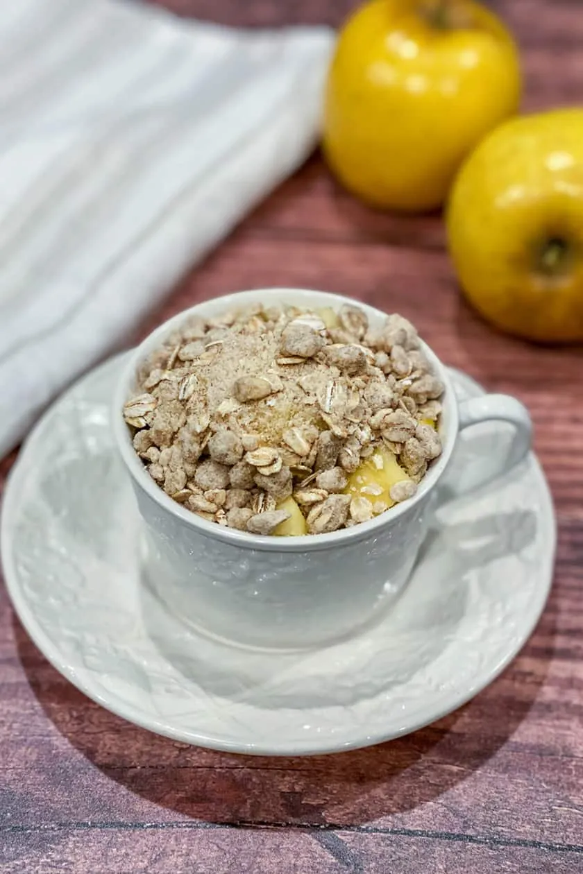 Apple Crisp in a Mug