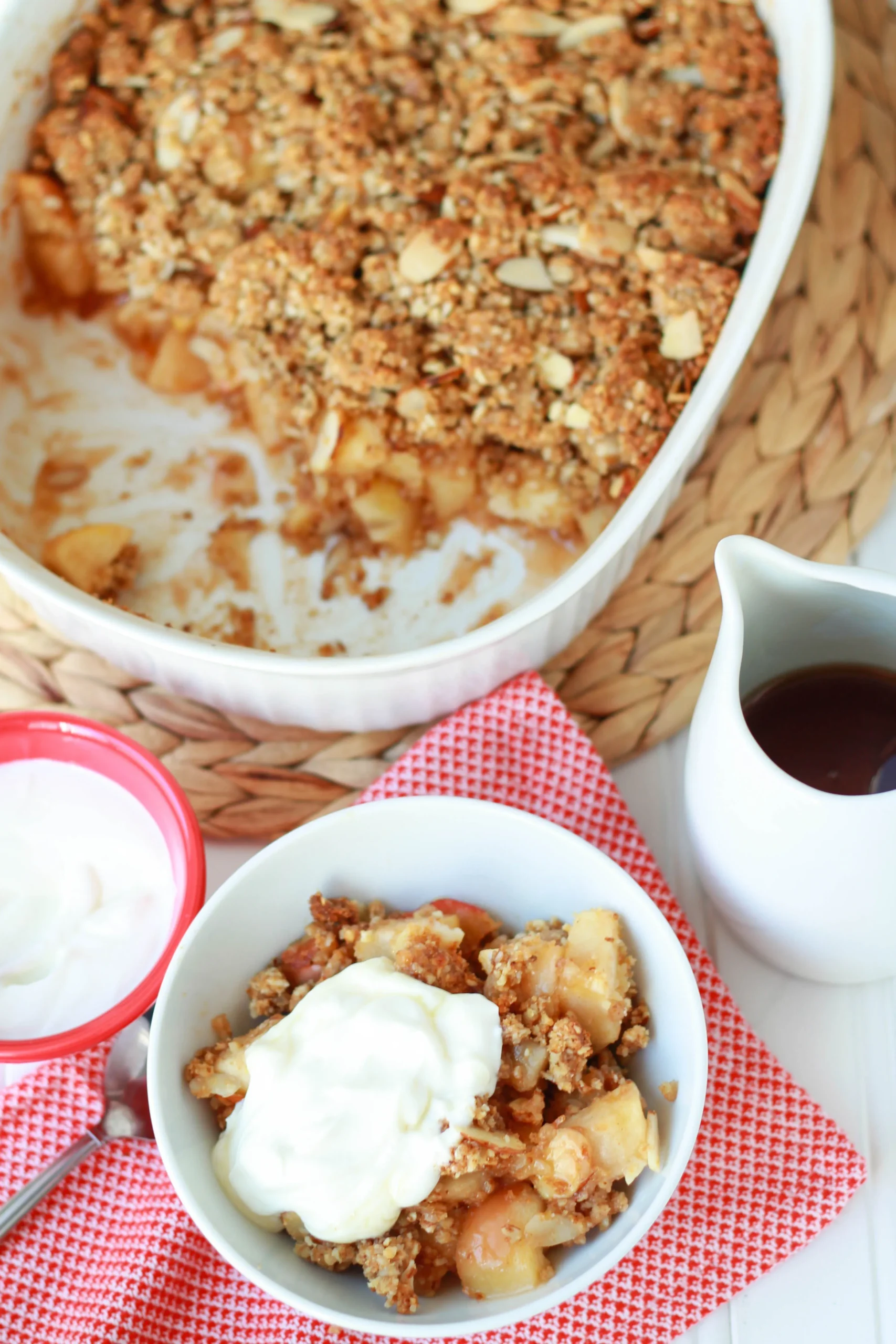 Apple Oat Almond Breakfast Crisp