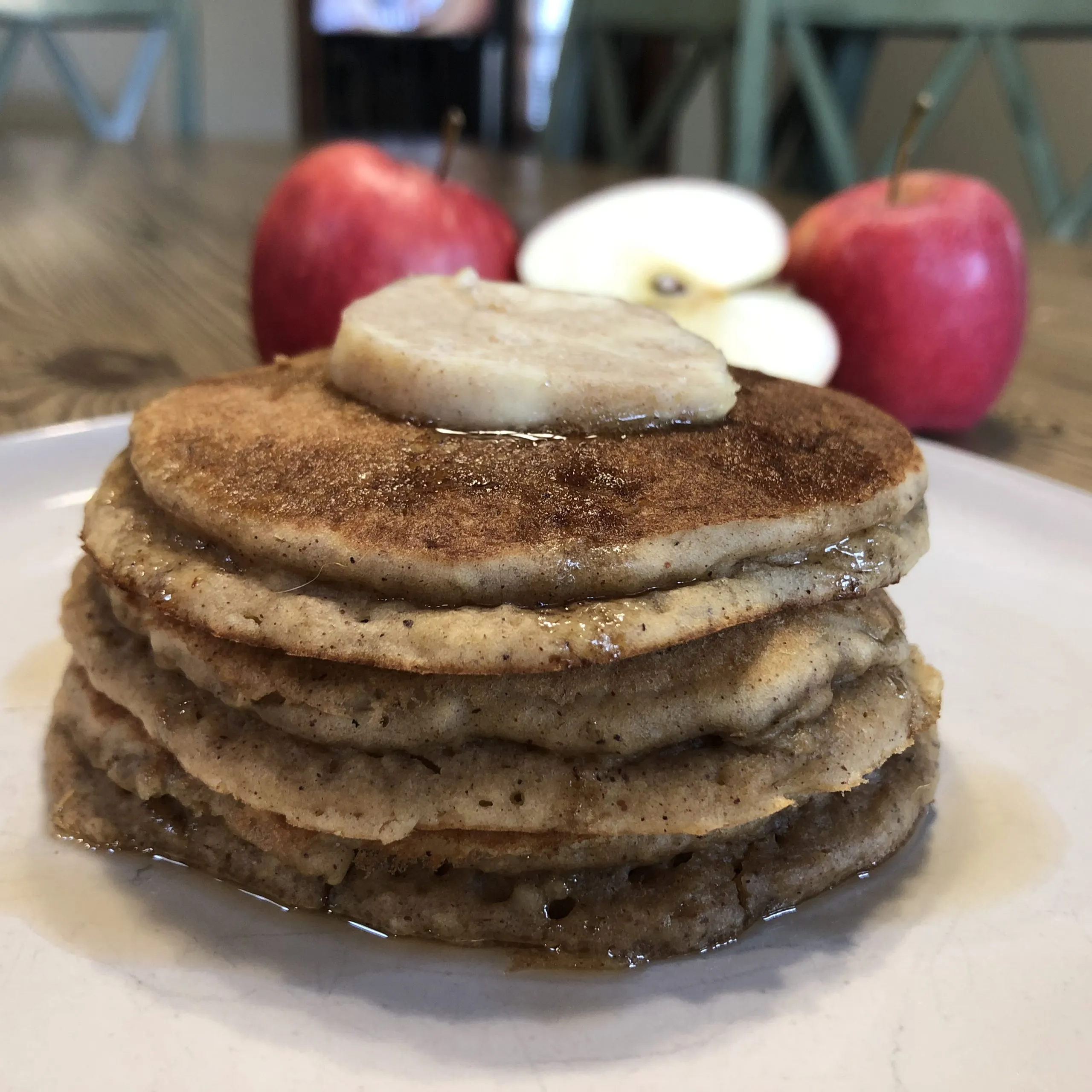 Apple Pancakes with Cinnamon Butter