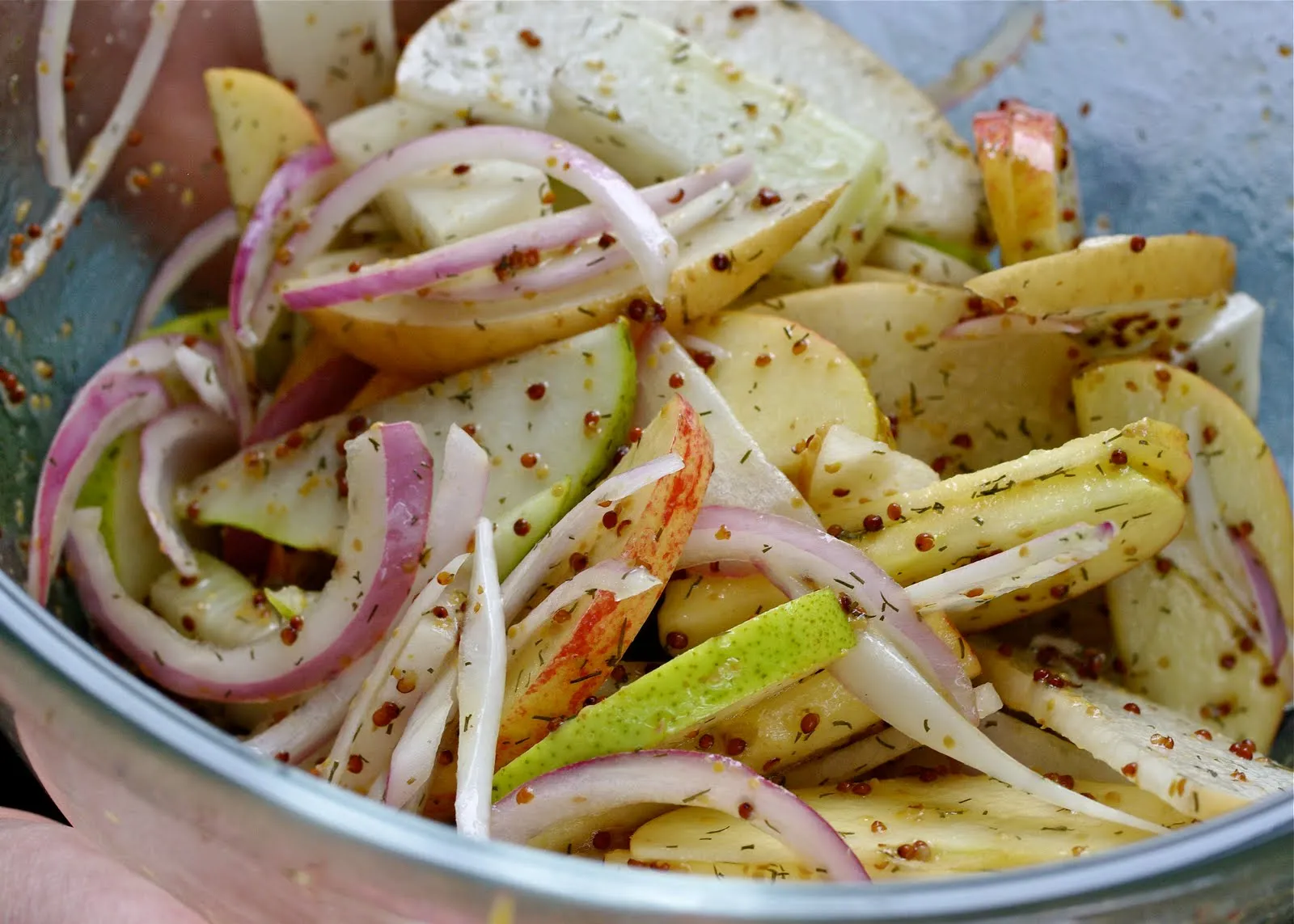 Apple Pear Radish Salad