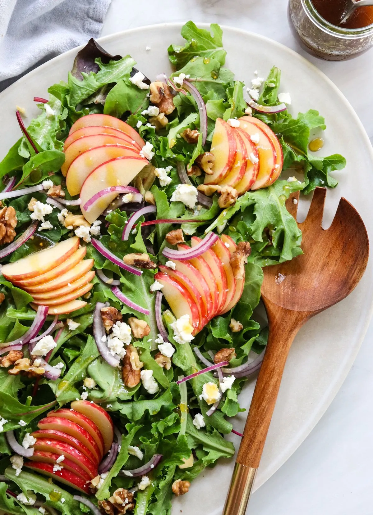 Apple Walnut Salad with Watercress