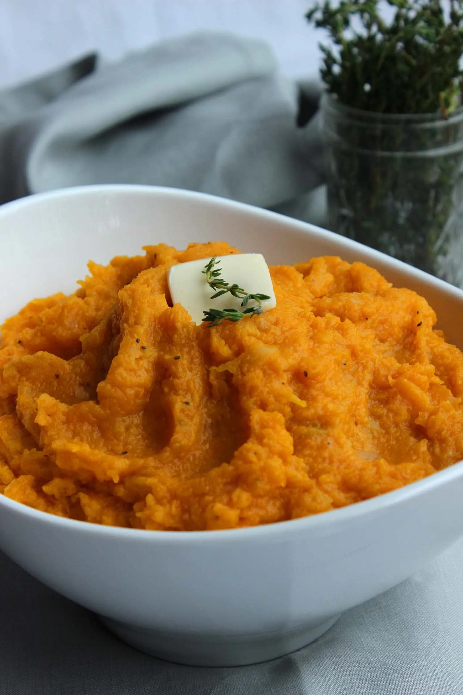 Apple and Squash Mash with Sage Topping