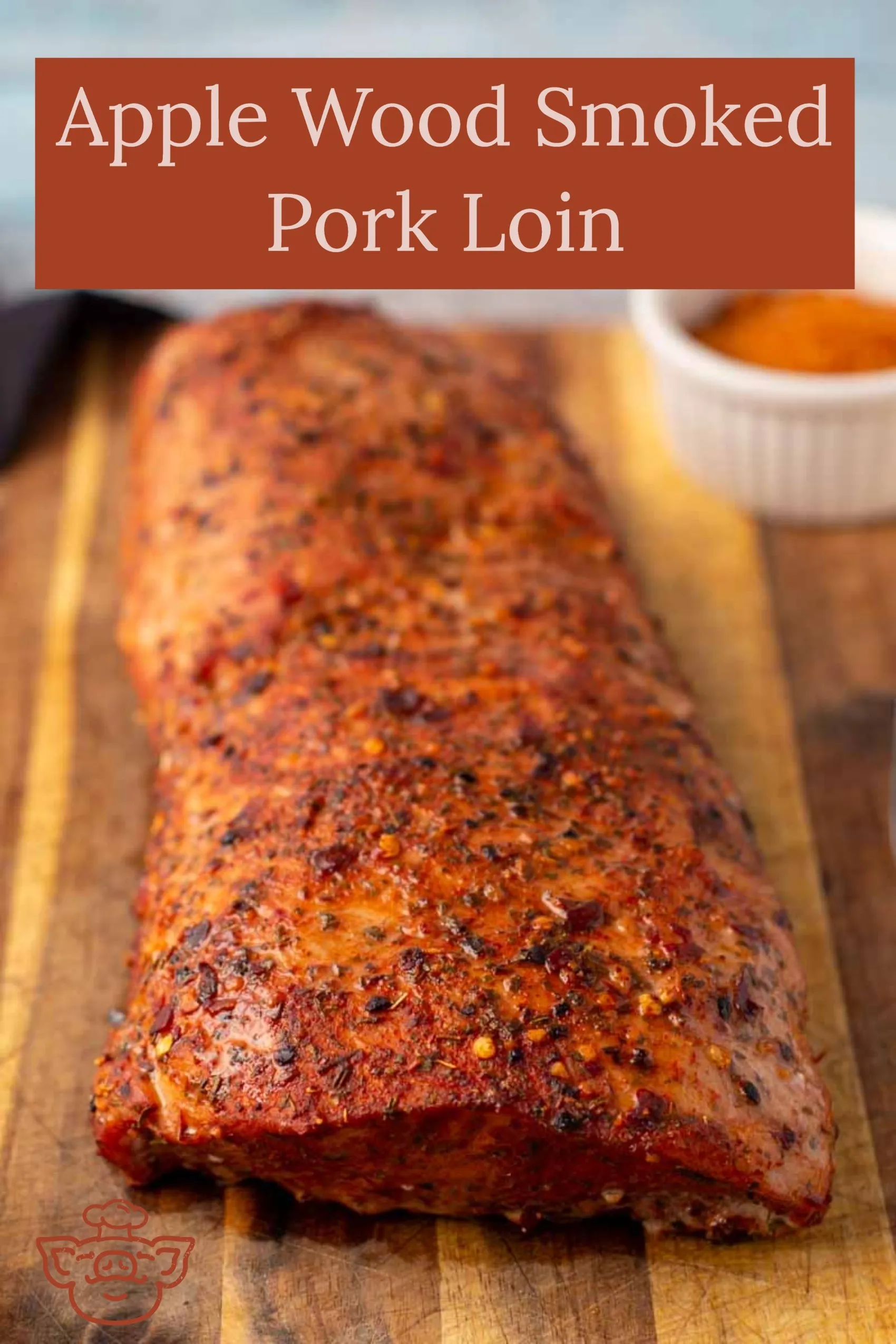 Applewood Smoked Loin of Pork with Chunky Applesauce