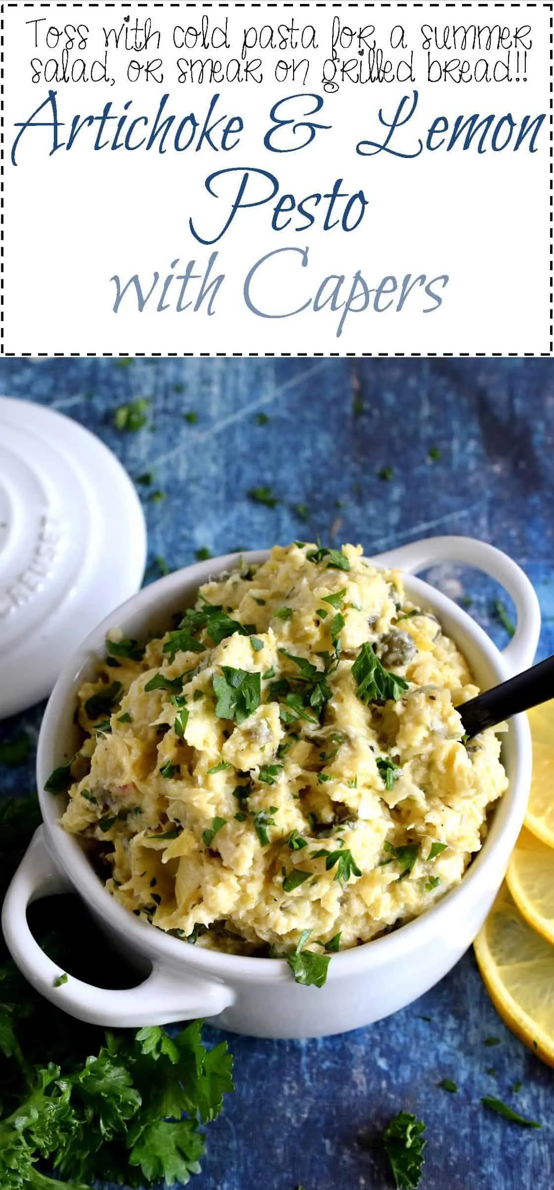 Artichoke and Lemon Pesto with Capers