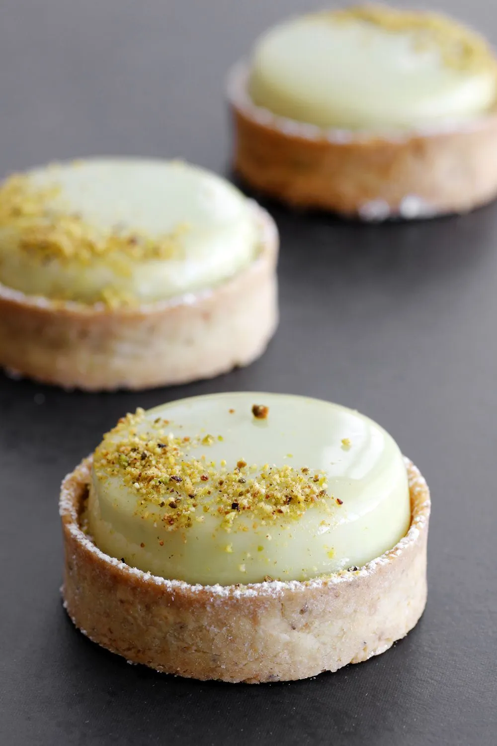 Artichoke and Pistachio Tartelette