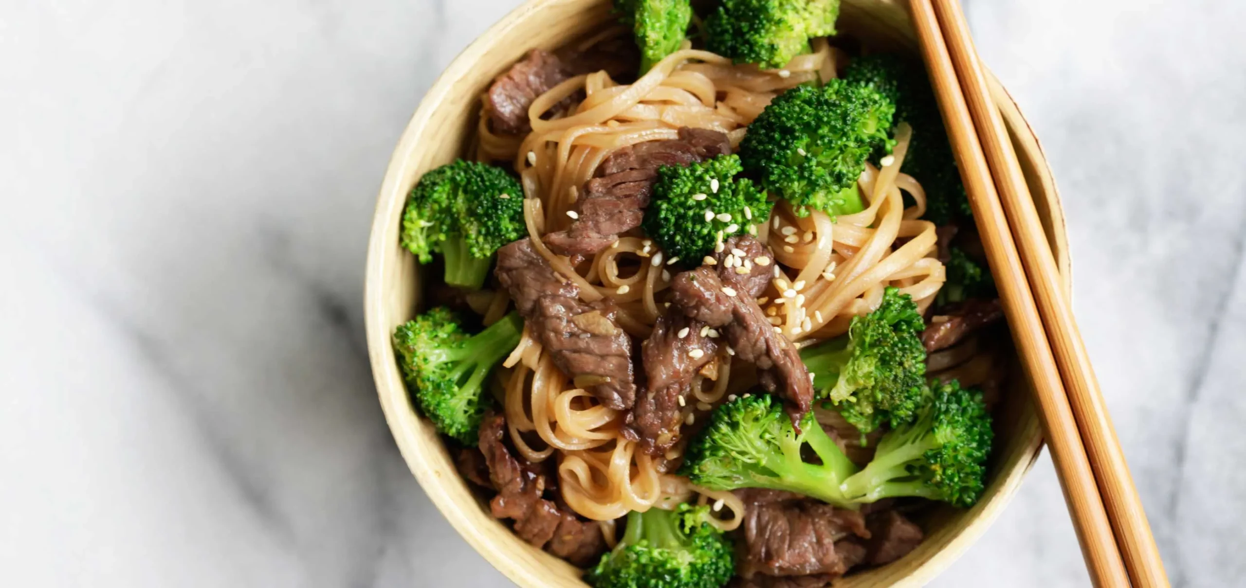 Asian Beef Broccoli with Noodles