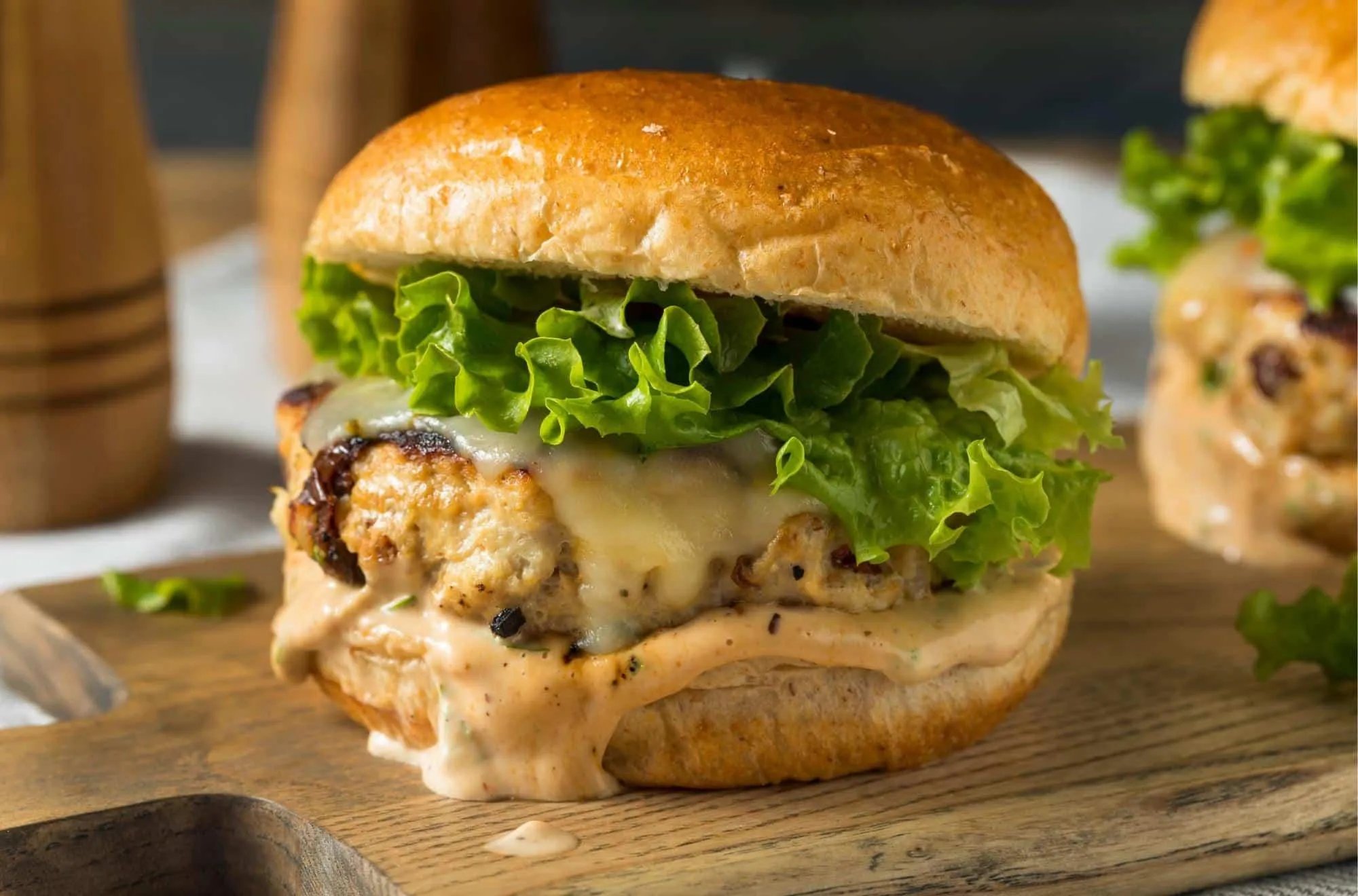 Asian Burgers with Spicy Lime Mayo