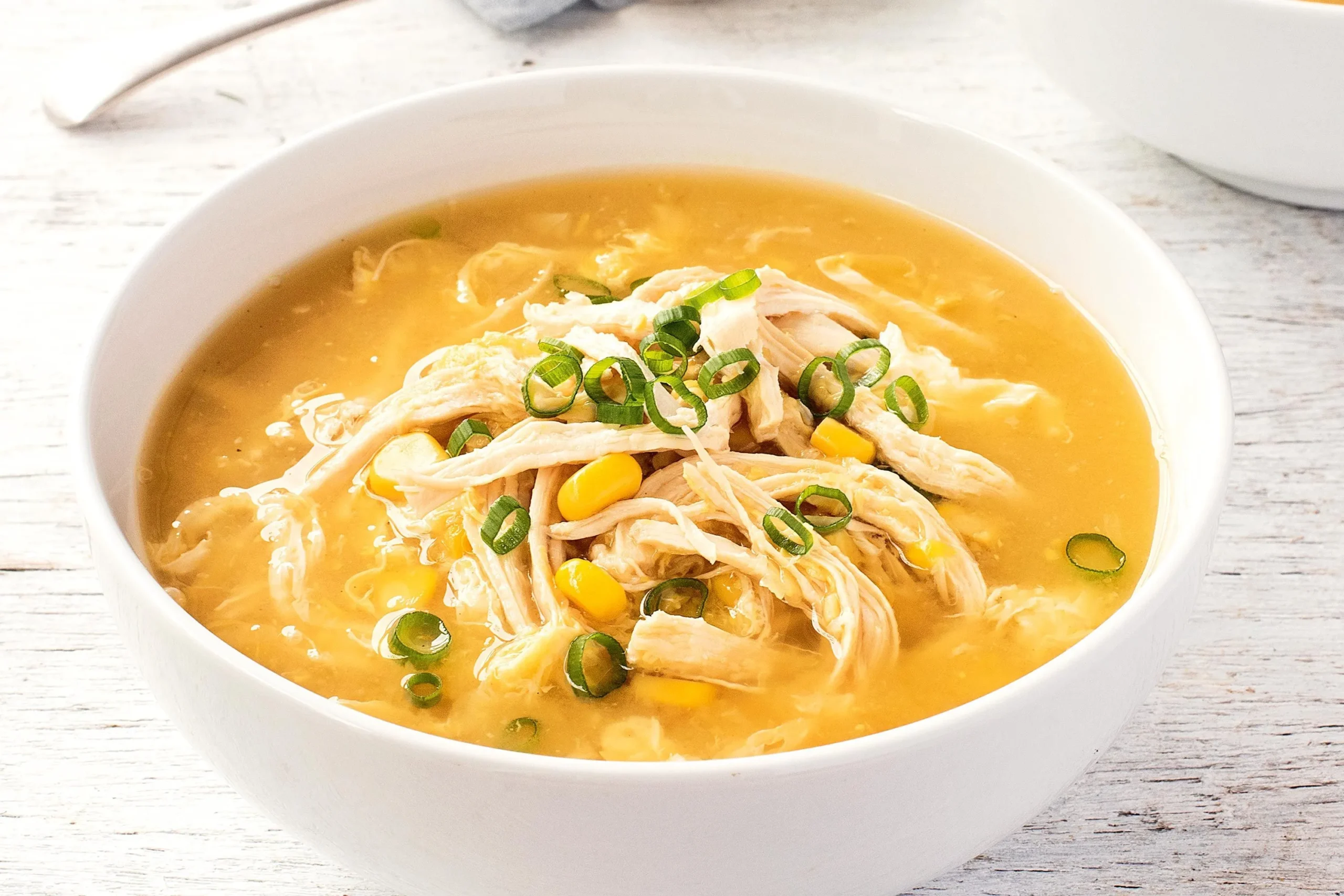 Asian Corn Noodle Soup