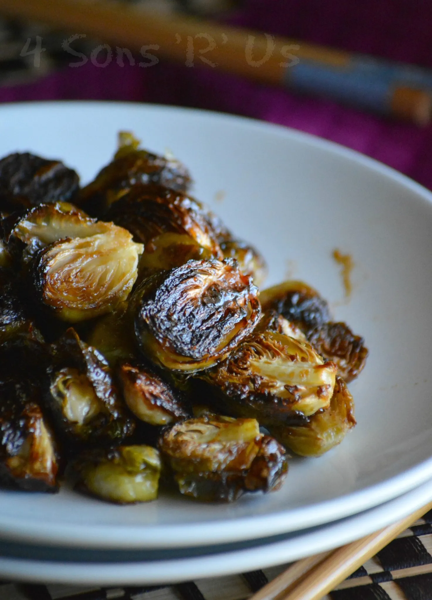 Asian Glazed Brussels Sprouts