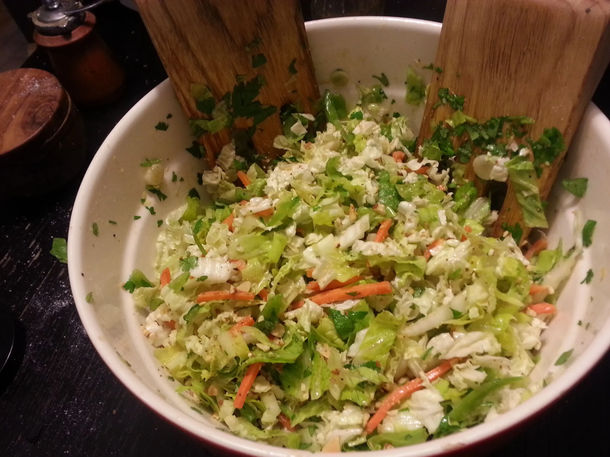 Asian Napa Cabbage Slaw