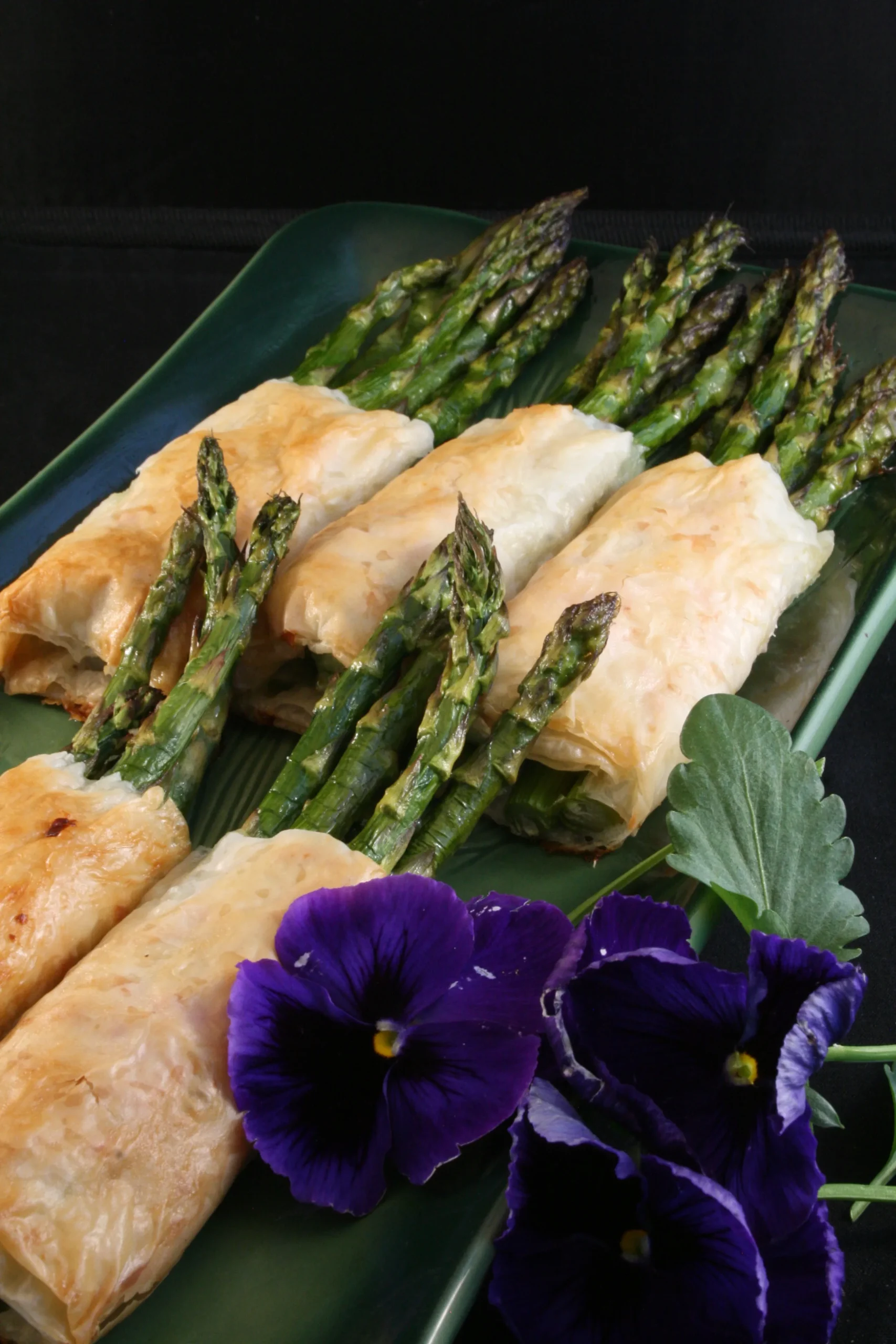Asparagus Wrapped in Phyllo Dough