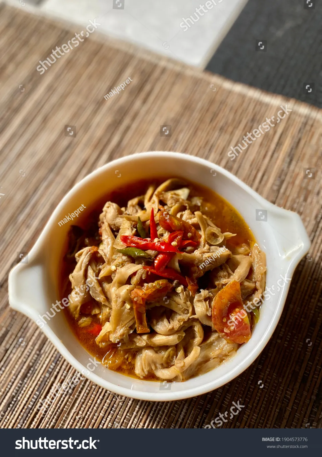 Atjar Tumis Djamur Mushroom Pickles