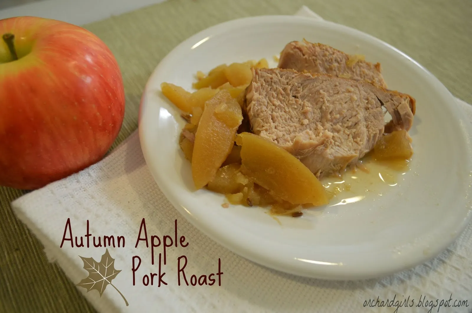 Autumn Apple Pork Roast