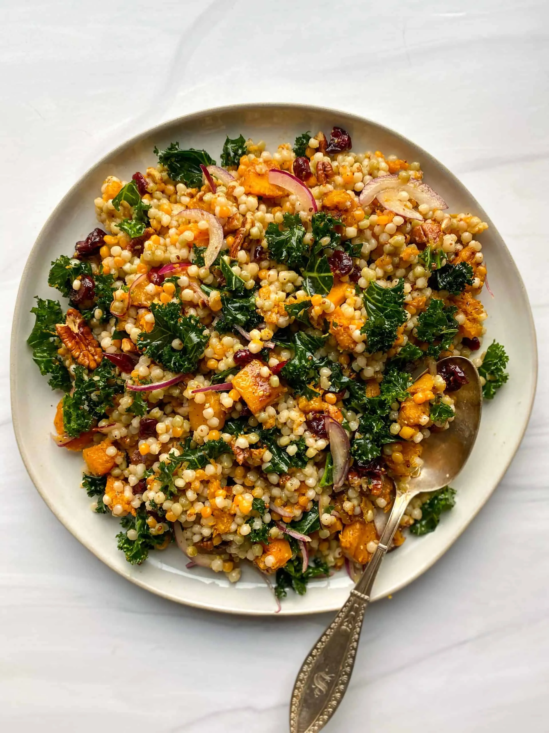 Autumn Pearl Couscous Salad with Roasted Butternut Squash