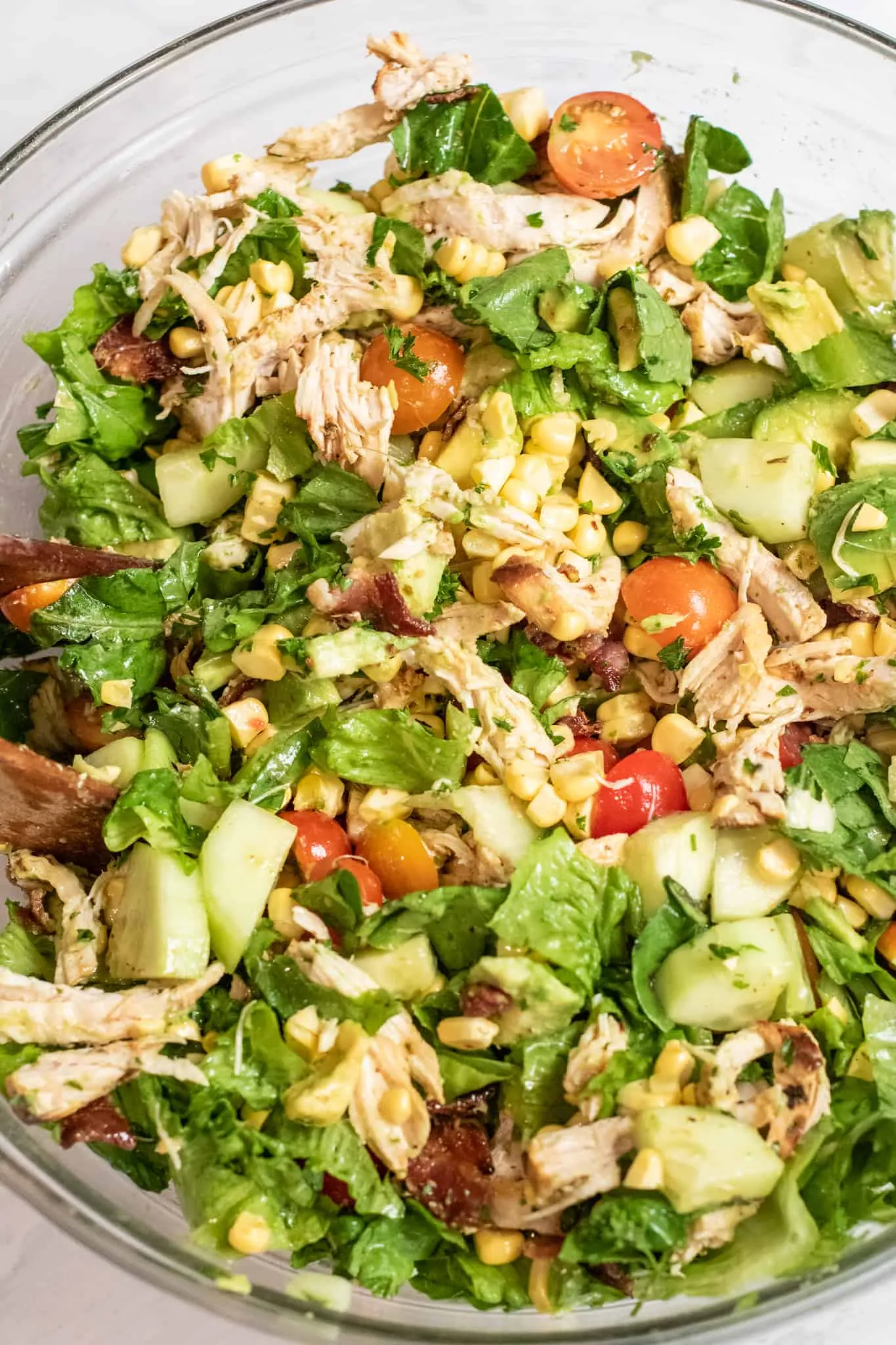 Avocado Chicken Chopped Salad