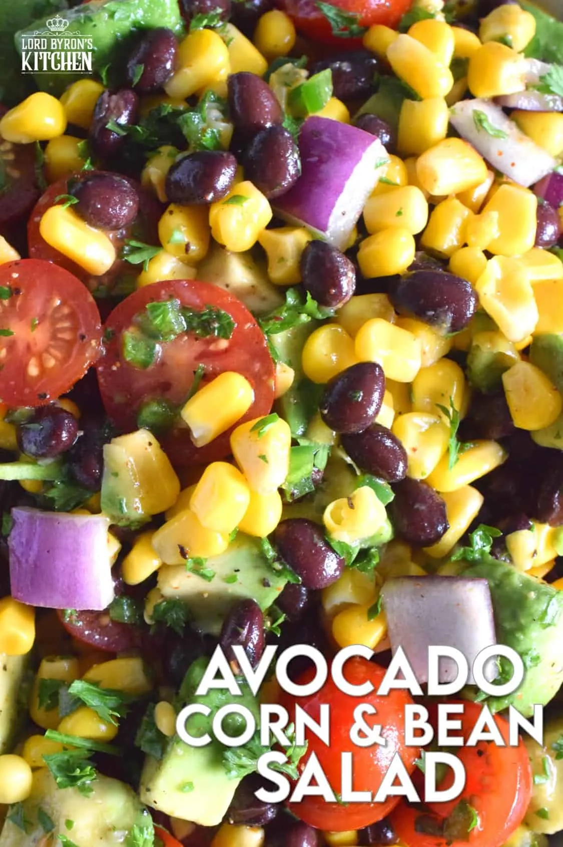 Avocado Corn and Bean Salad