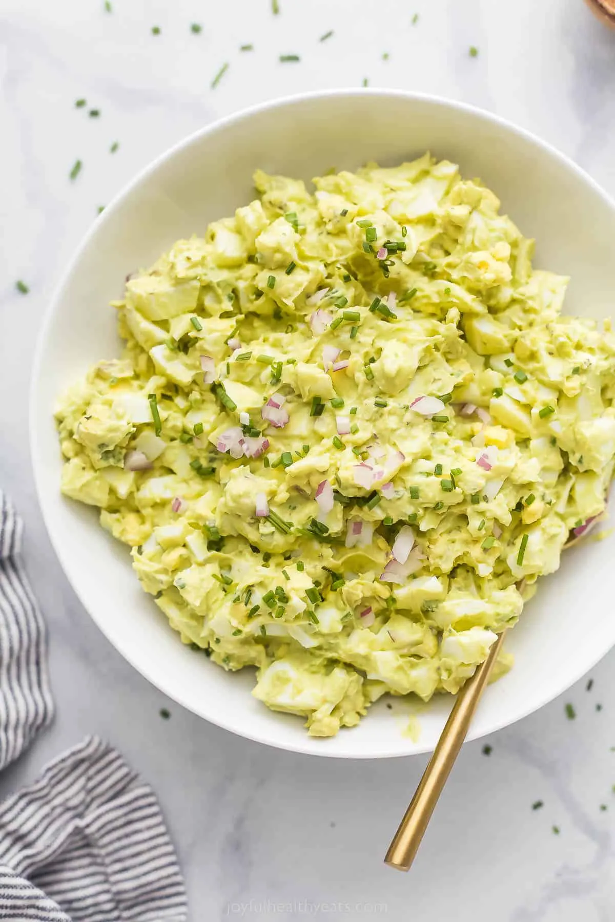 Avocado Egg Salad Mayo Free