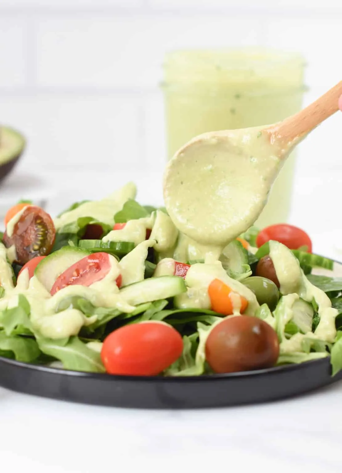Avocado Salad with Zesty Lime Dressing
