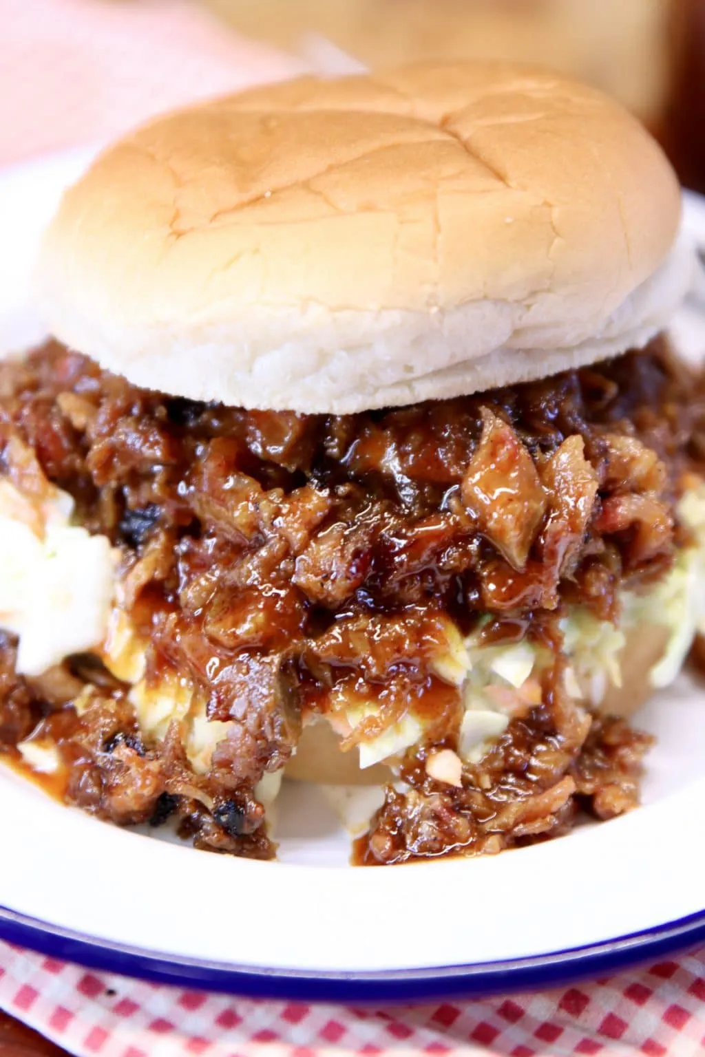 BBQ Pulled Pork and Peach Grilled Cheese