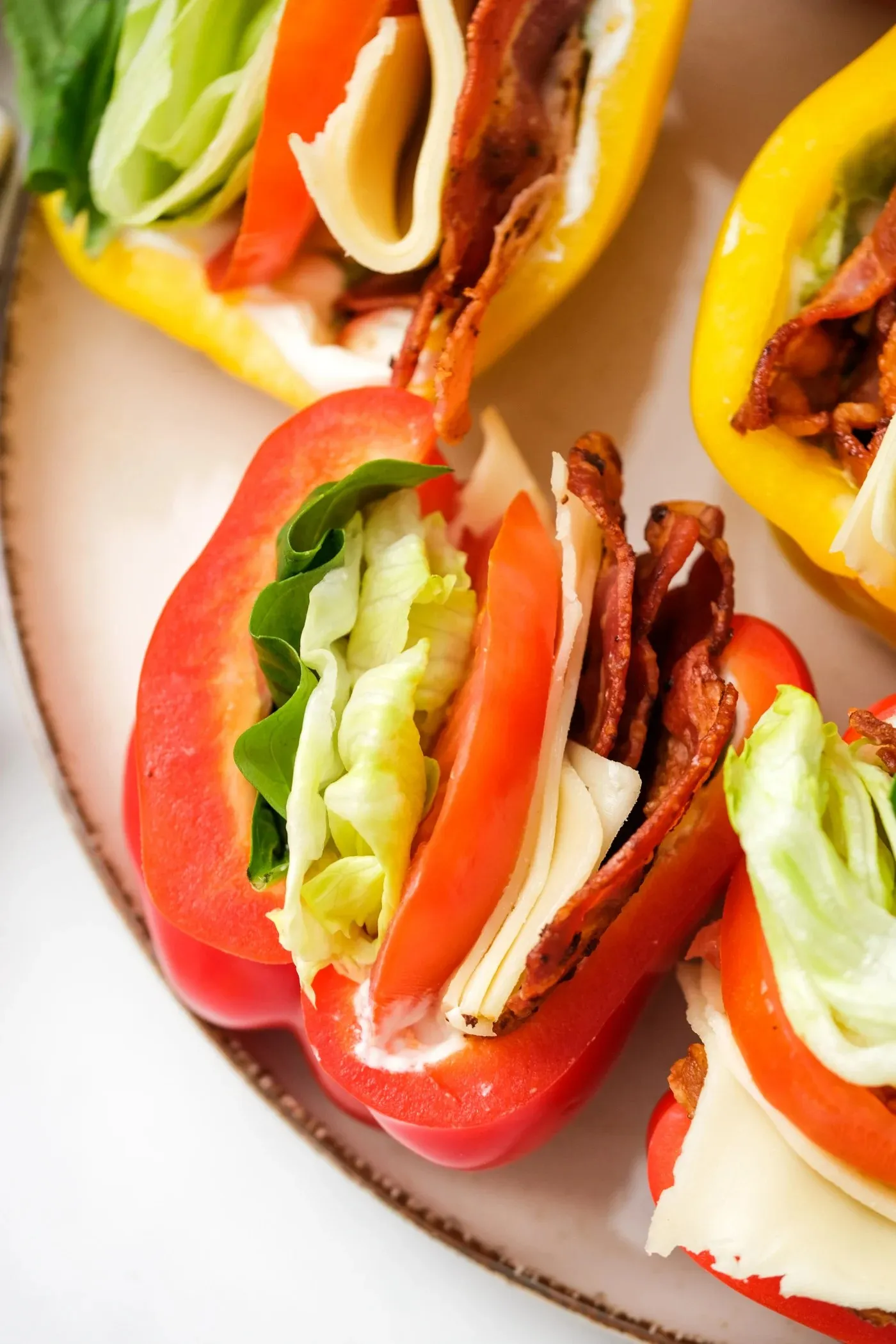 BLT Bell Pepper Sandwich