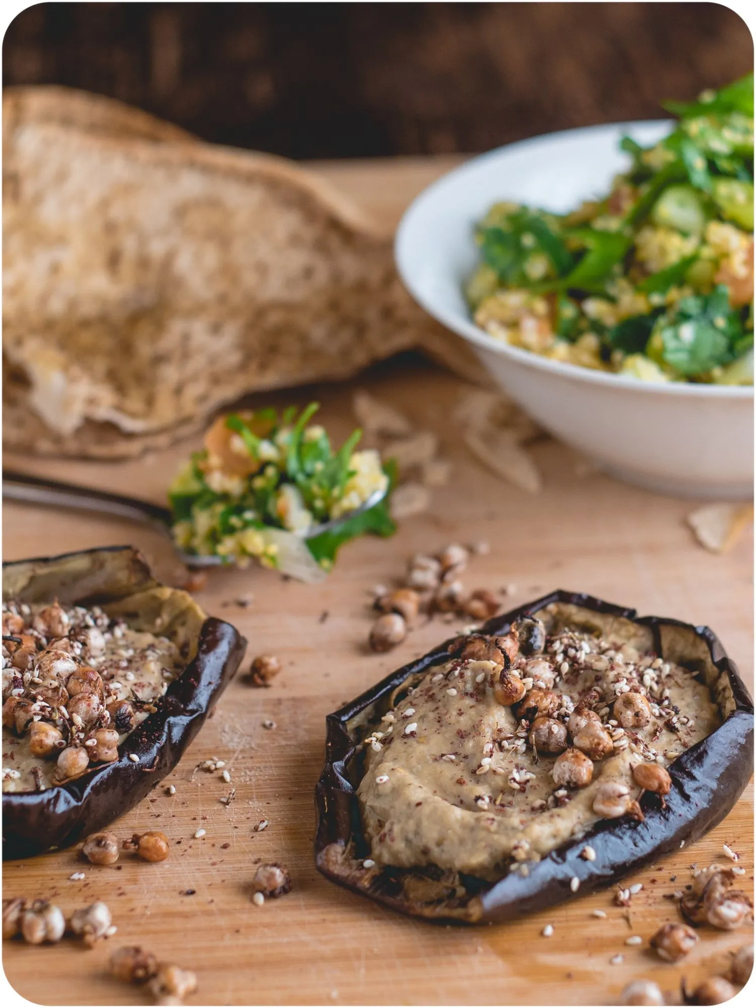 Baba Ghanoush - Aubergines with Tahina