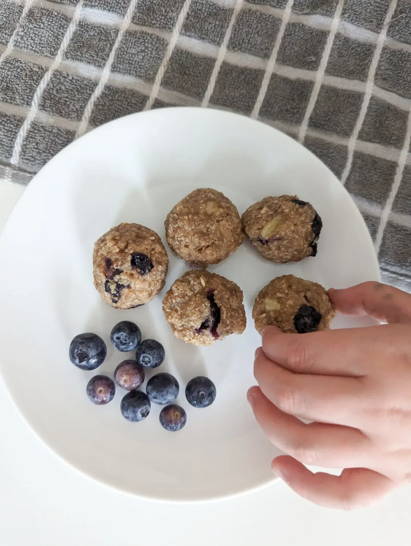 Baby Led Weaning Blueberries
