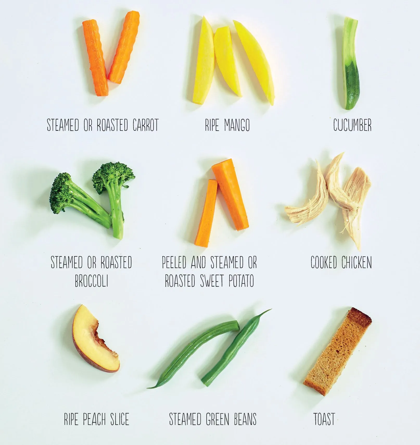 Baby Led Weaning First Foods