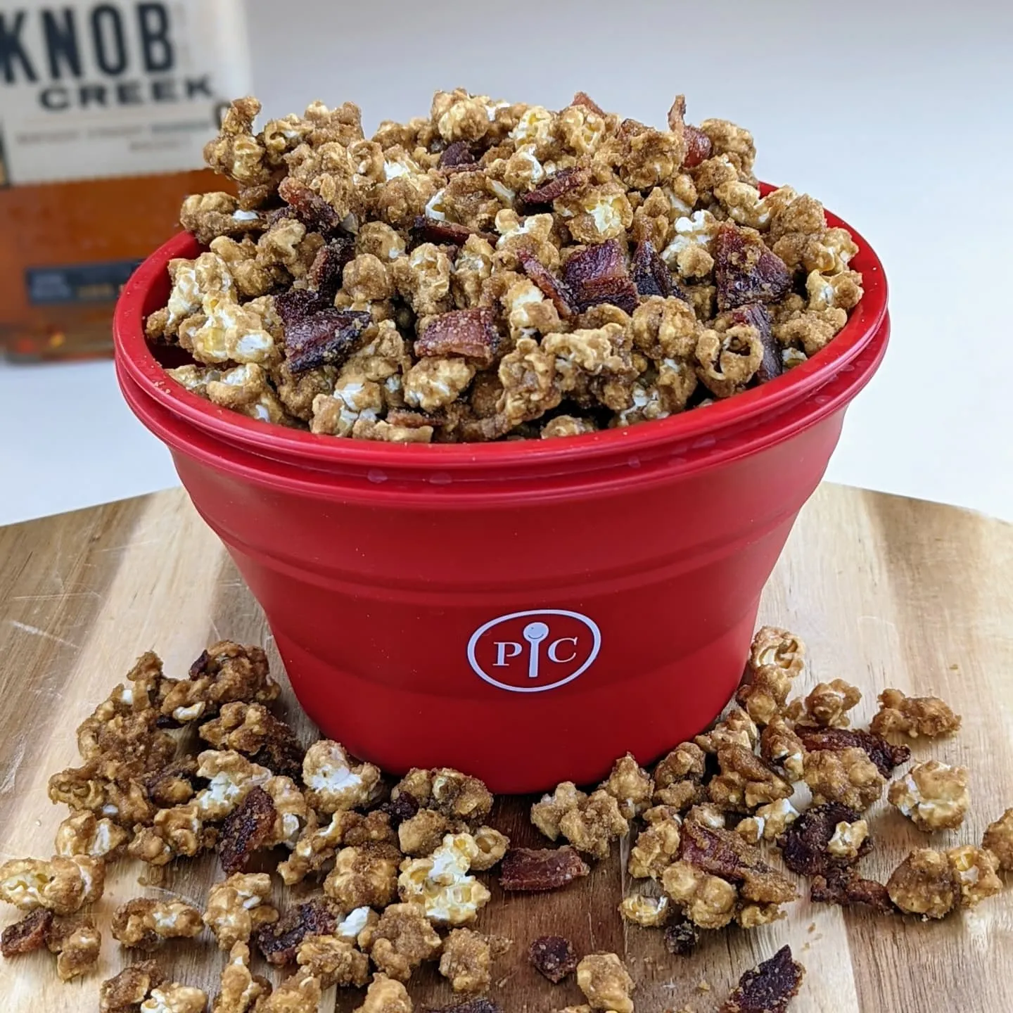 Bacon Bourbon Caramel Popcorn