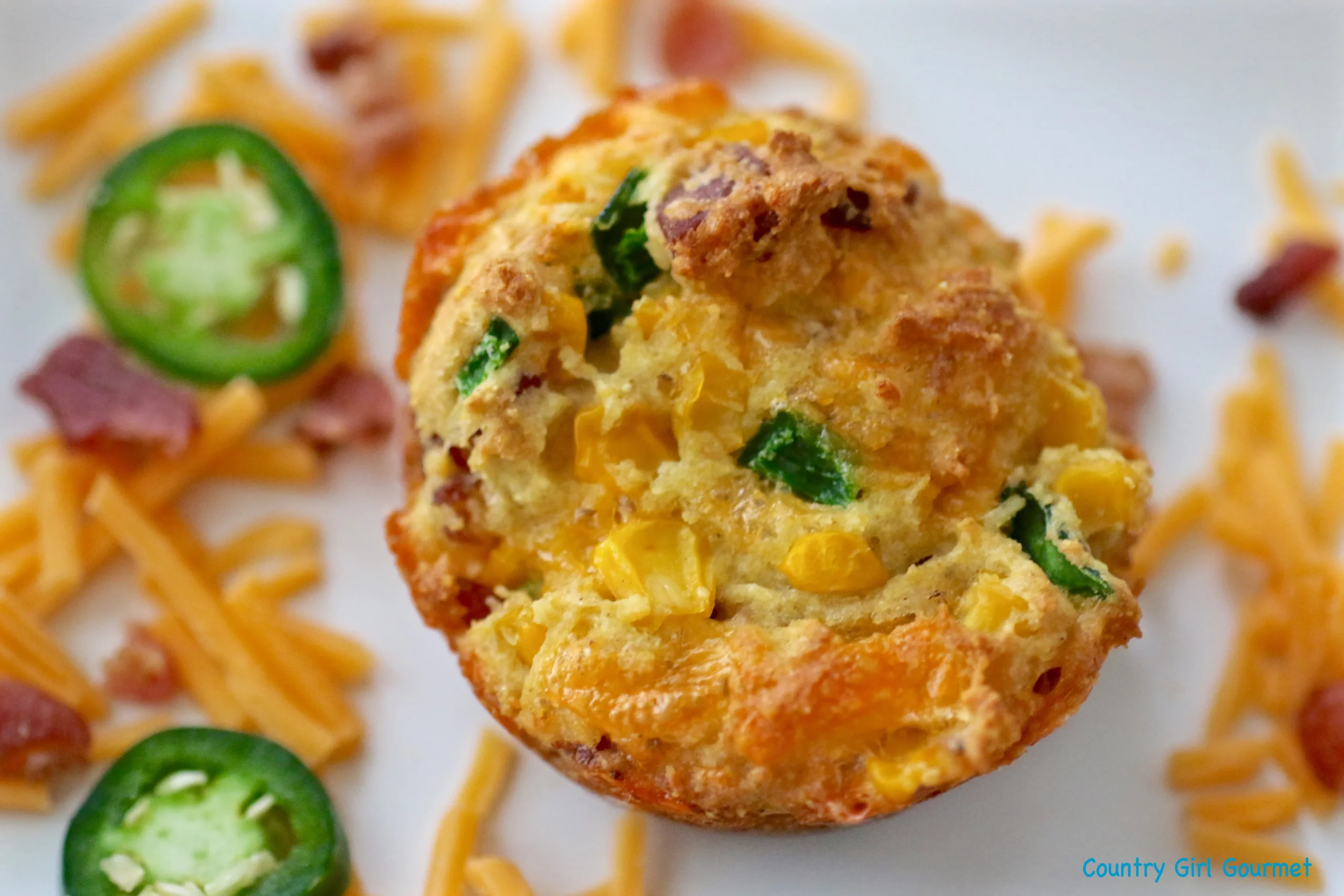 Bacon Cheddar Corn Muffins